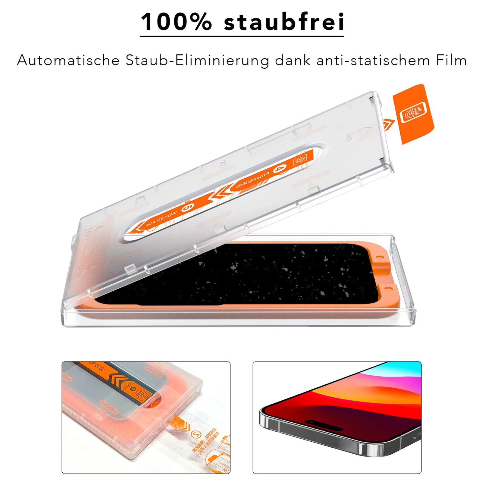 arktis 2er Set iPhone 15 Plus REVOLUTION Glas-Displayschutz - Image 4
