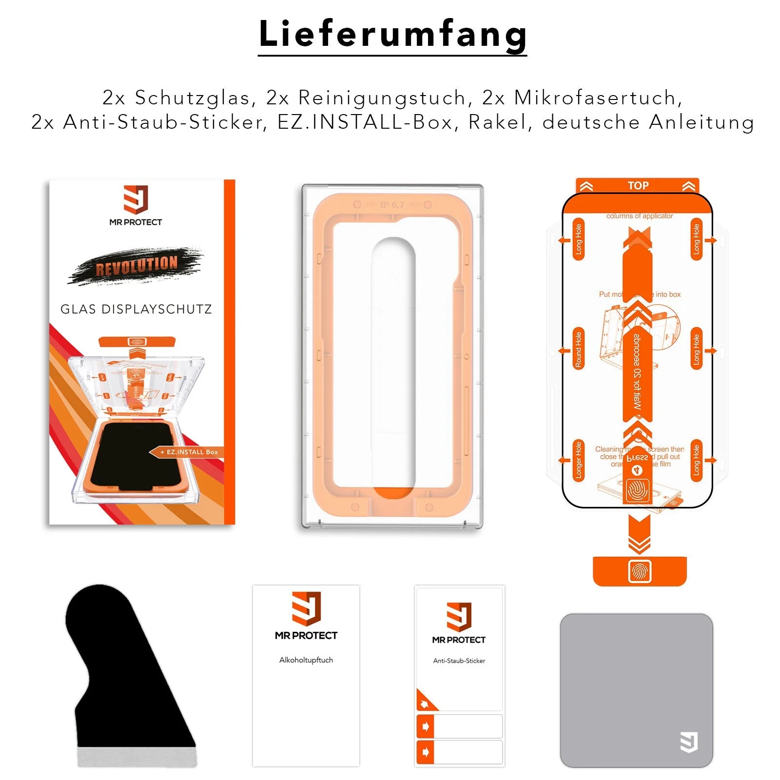 arktis 2er Set iPhone 15 Pro Max REVOLUTION Glas-Displayschutz - Image 9