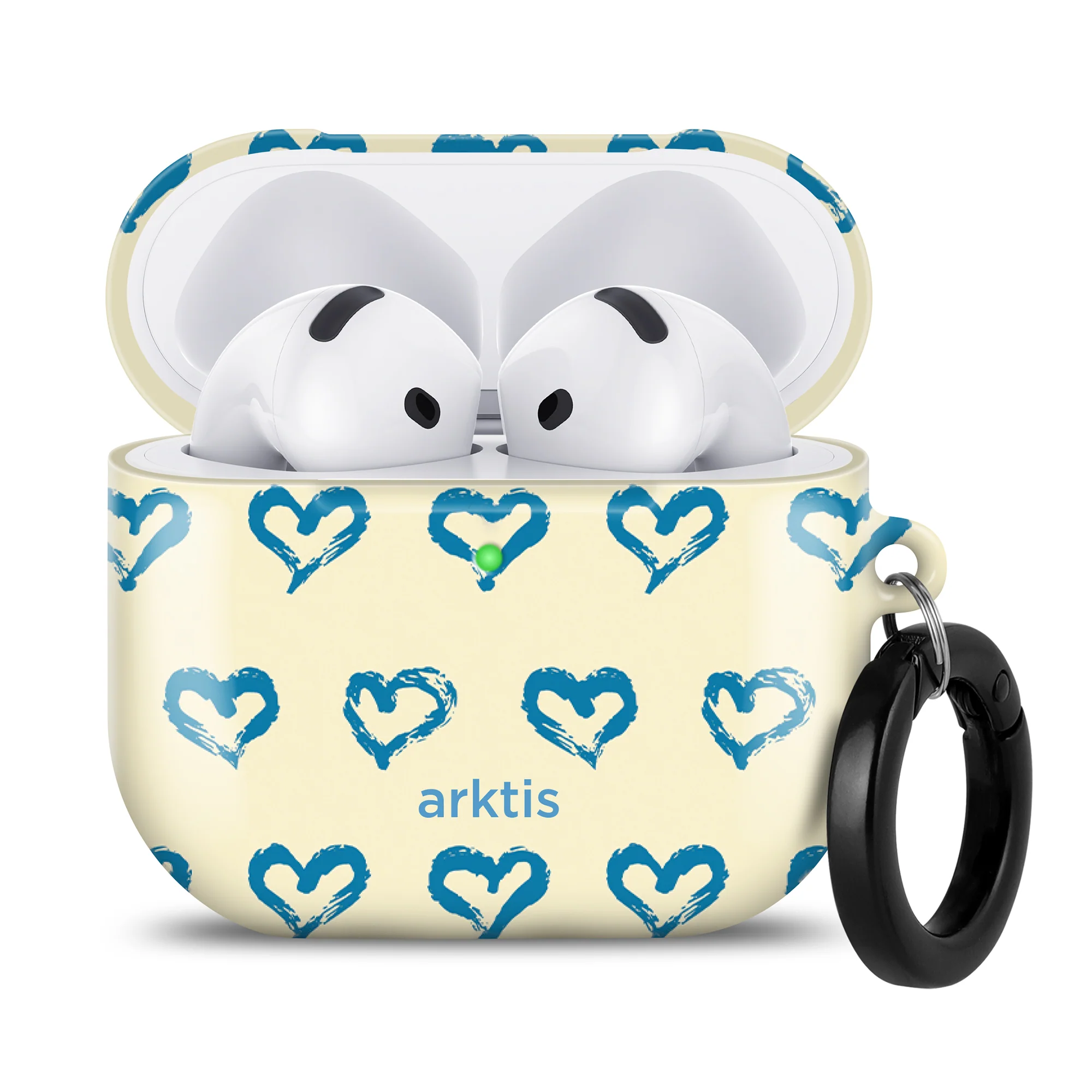 arktis AirPods 4 Hülle - Blue Hearts