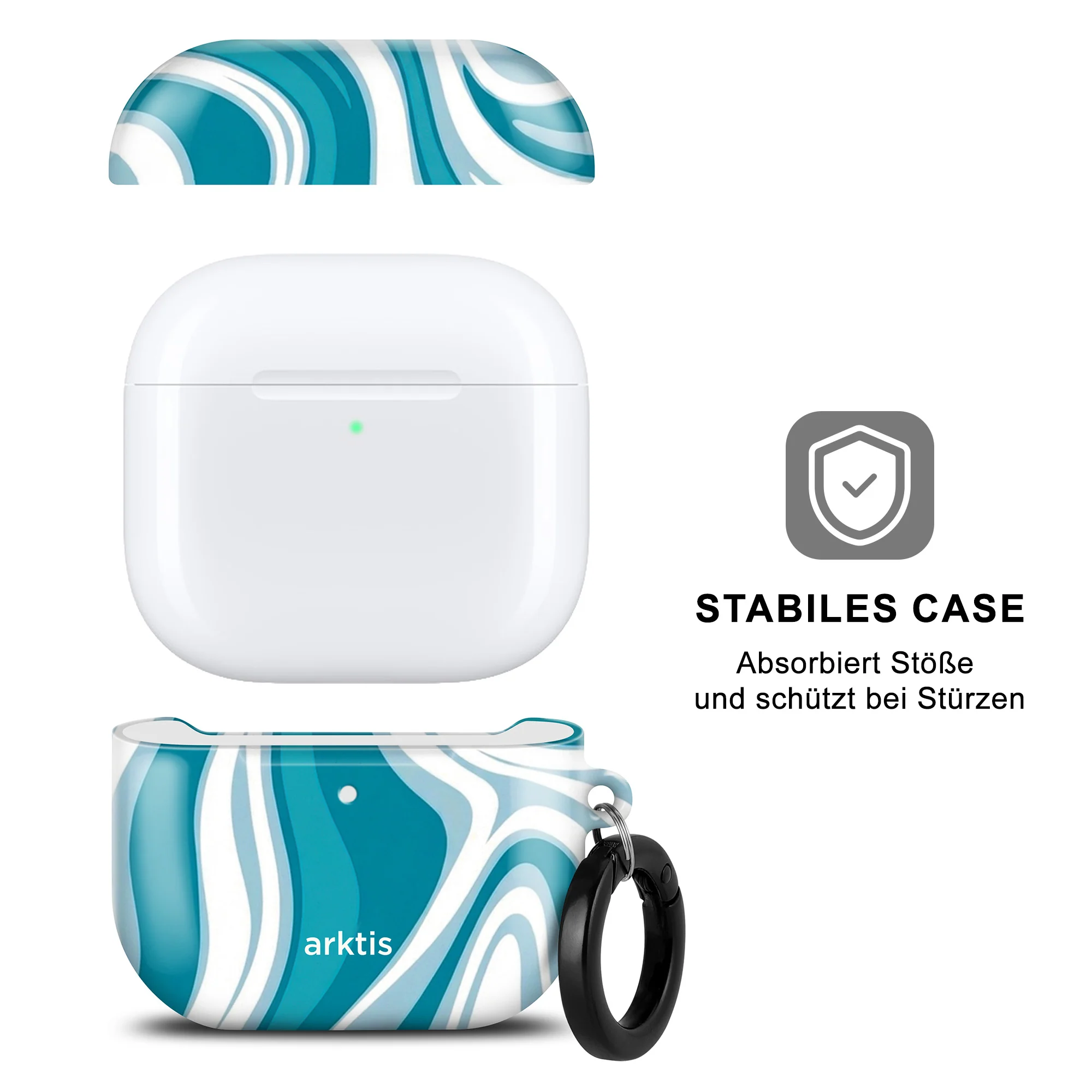 arktis AirPods 4 Hülle - Blue Lagoon - Image 2