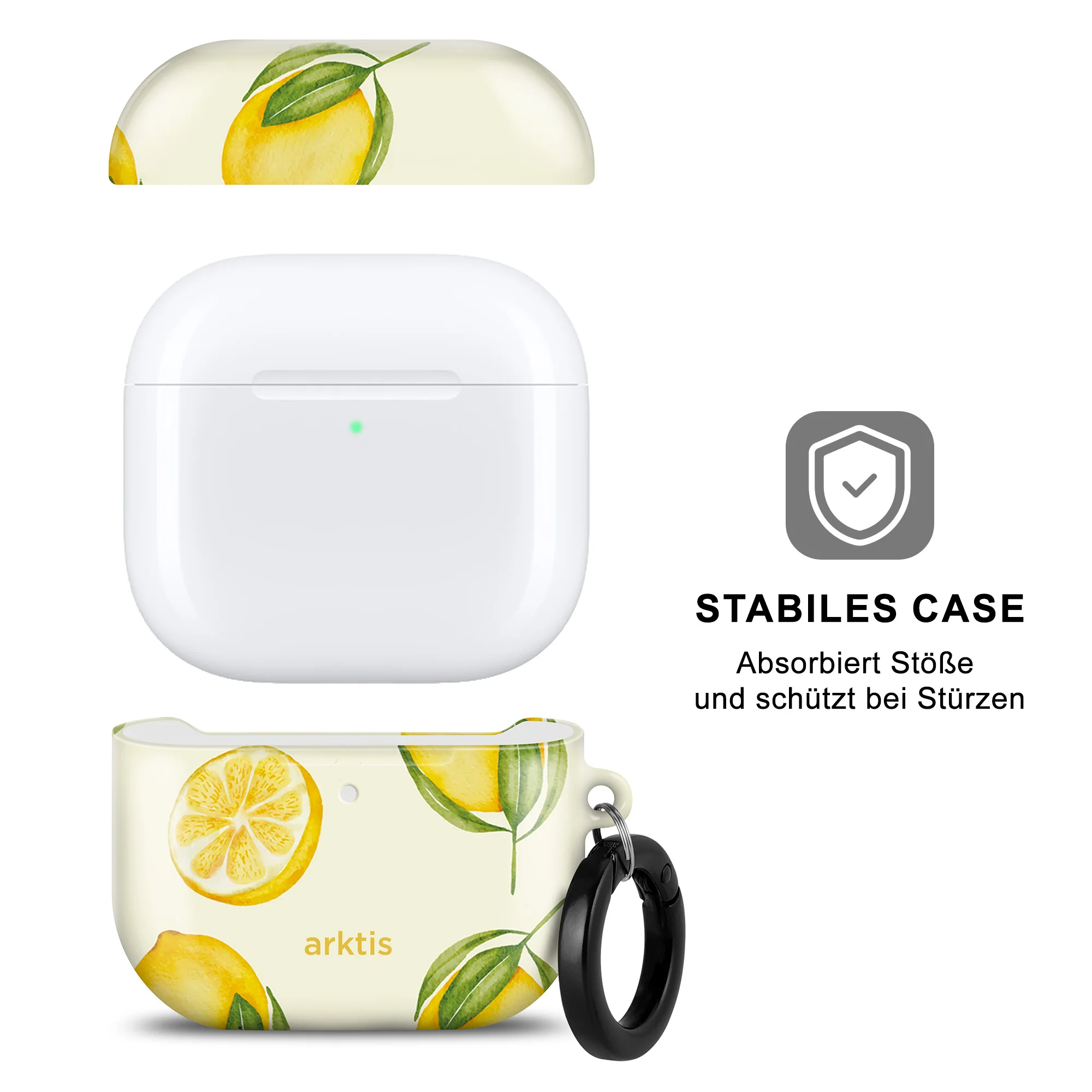 arktis AirPods 4 Hülle - Lemon - Image 2