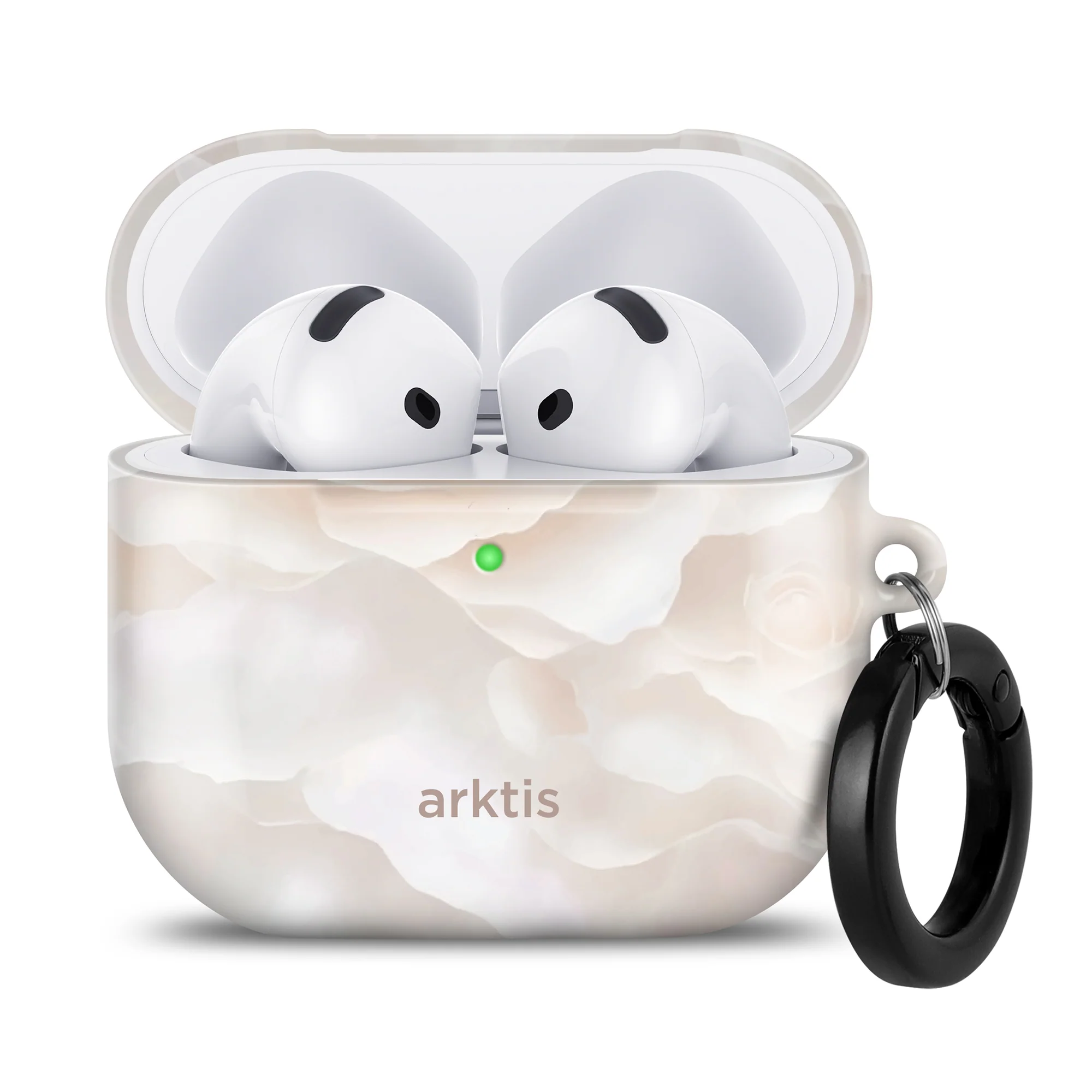 arktis AirPods 4 Hülle - Marble Flower