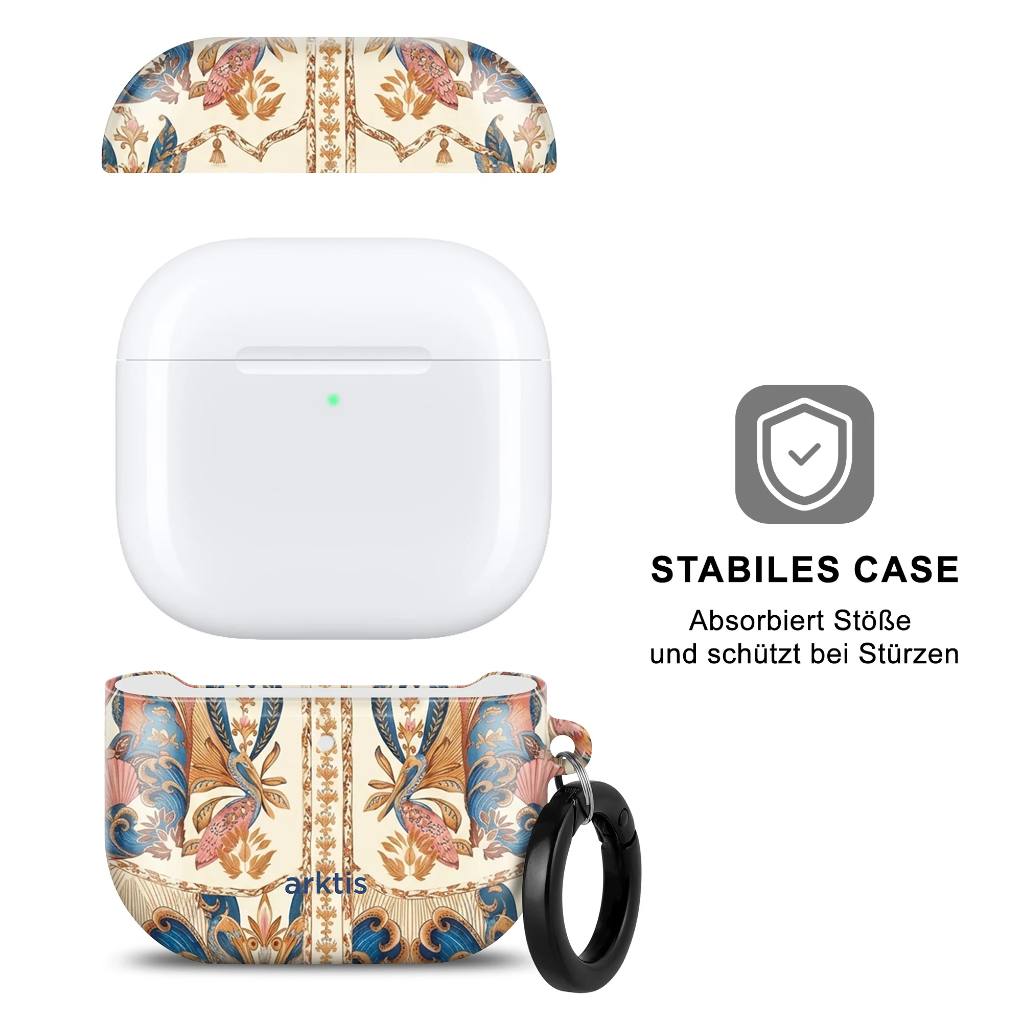 arktis AirPods 4 Hülle - Peacock Palace - Image 2