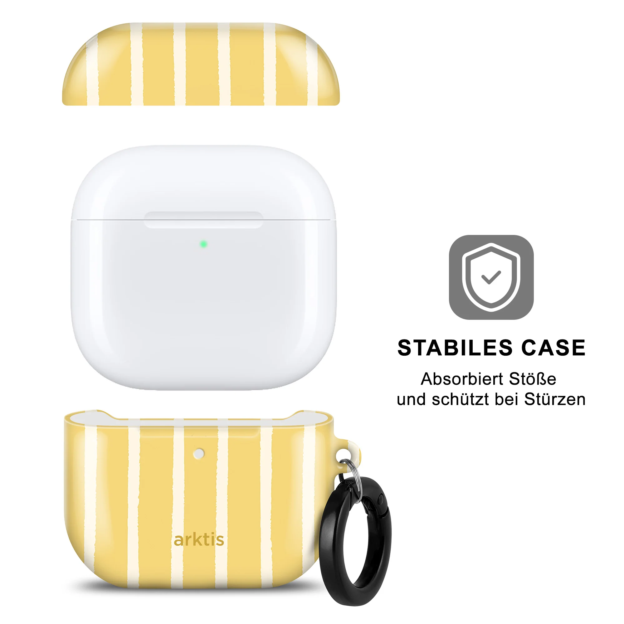 arktis AirPods 4 Hülle - Sunny Stripes - Image 2