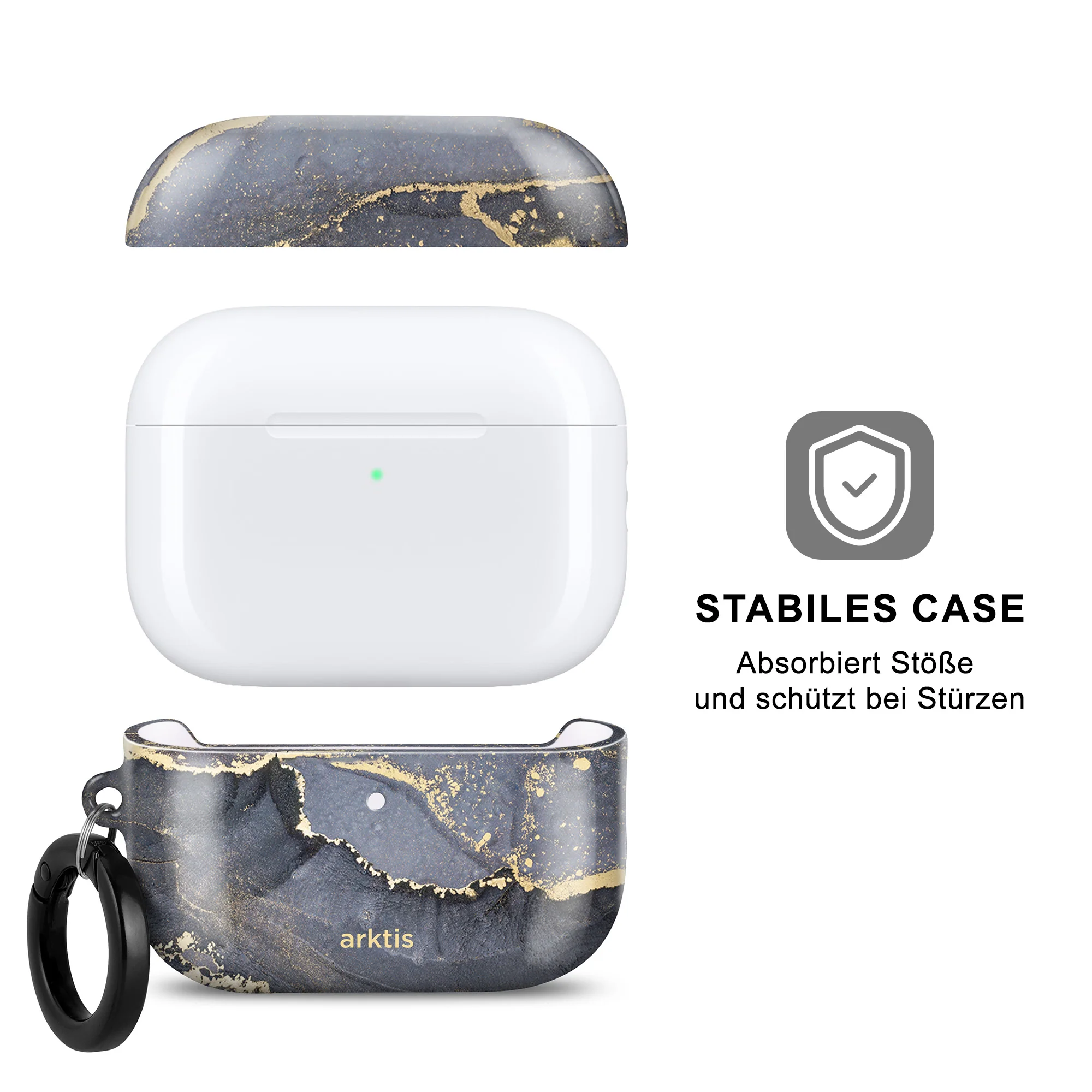 arktis AirPods Pro 3 Hülle - Dusty Marble - Image 2