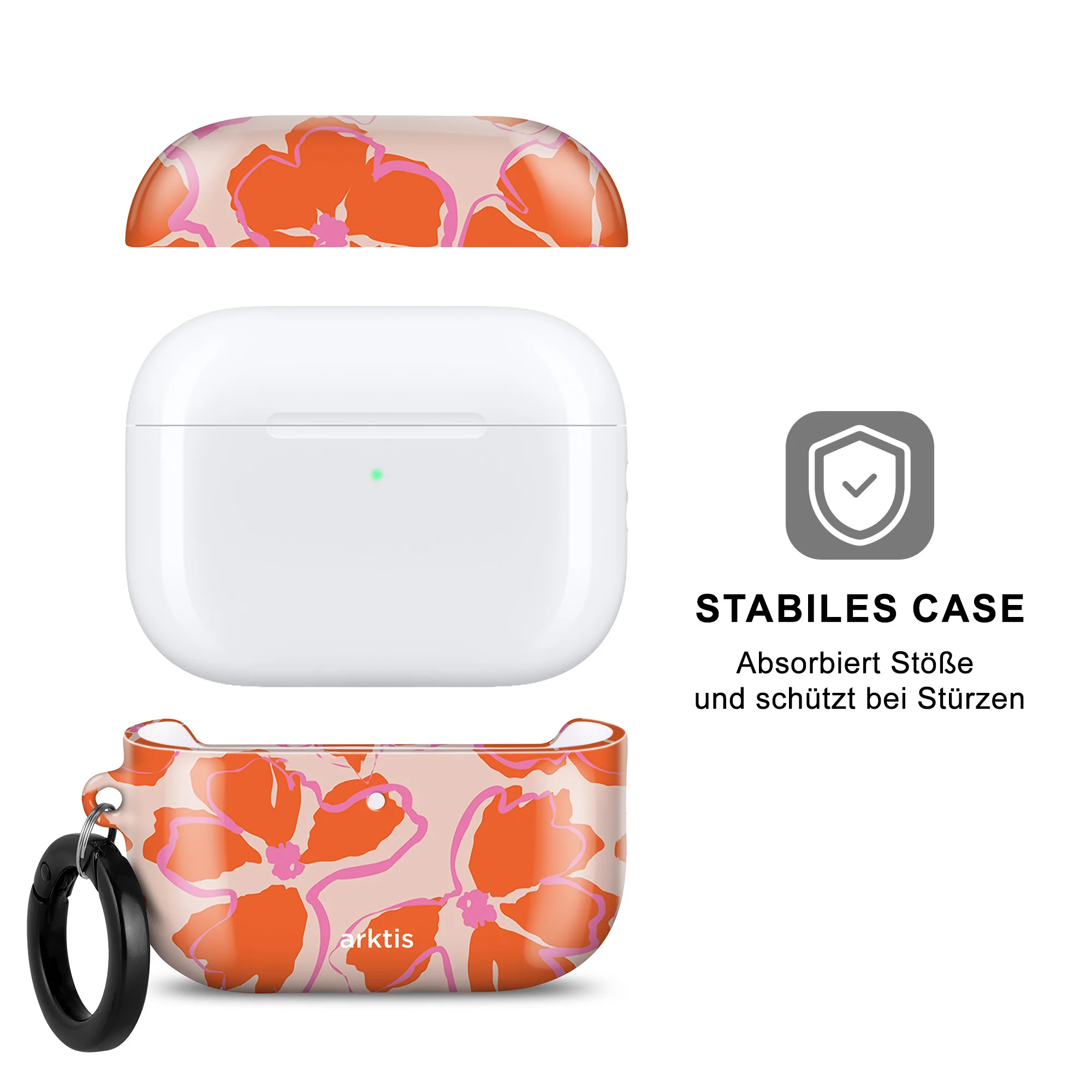 arktis AirPods Pro 3 Hülle - Orange Mallow - Image 2