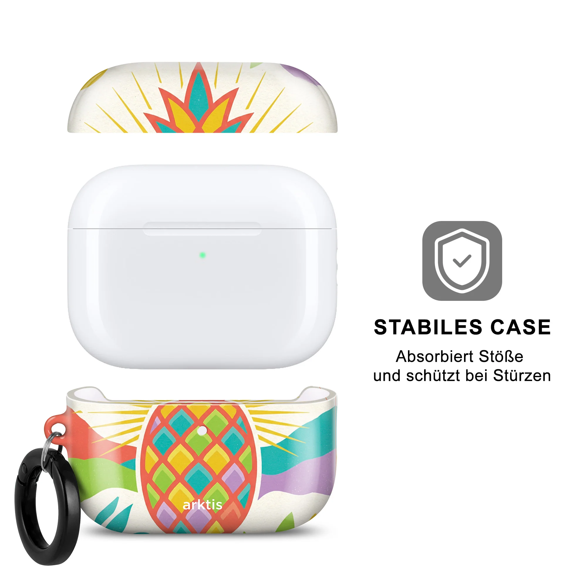 arktis AirPods Pro 3 Hülle - Tropic Pineapple - Image 2