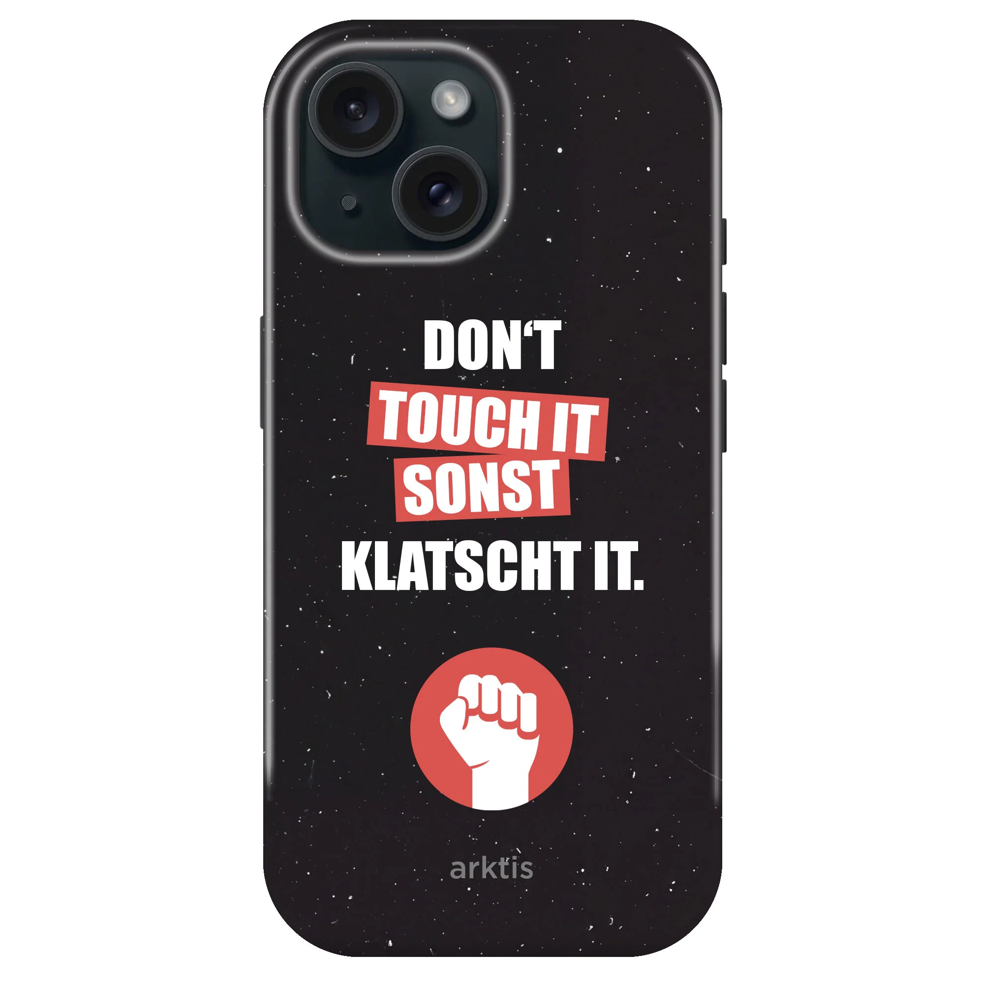 arktis iPhone 14 Hülle - Don't touch