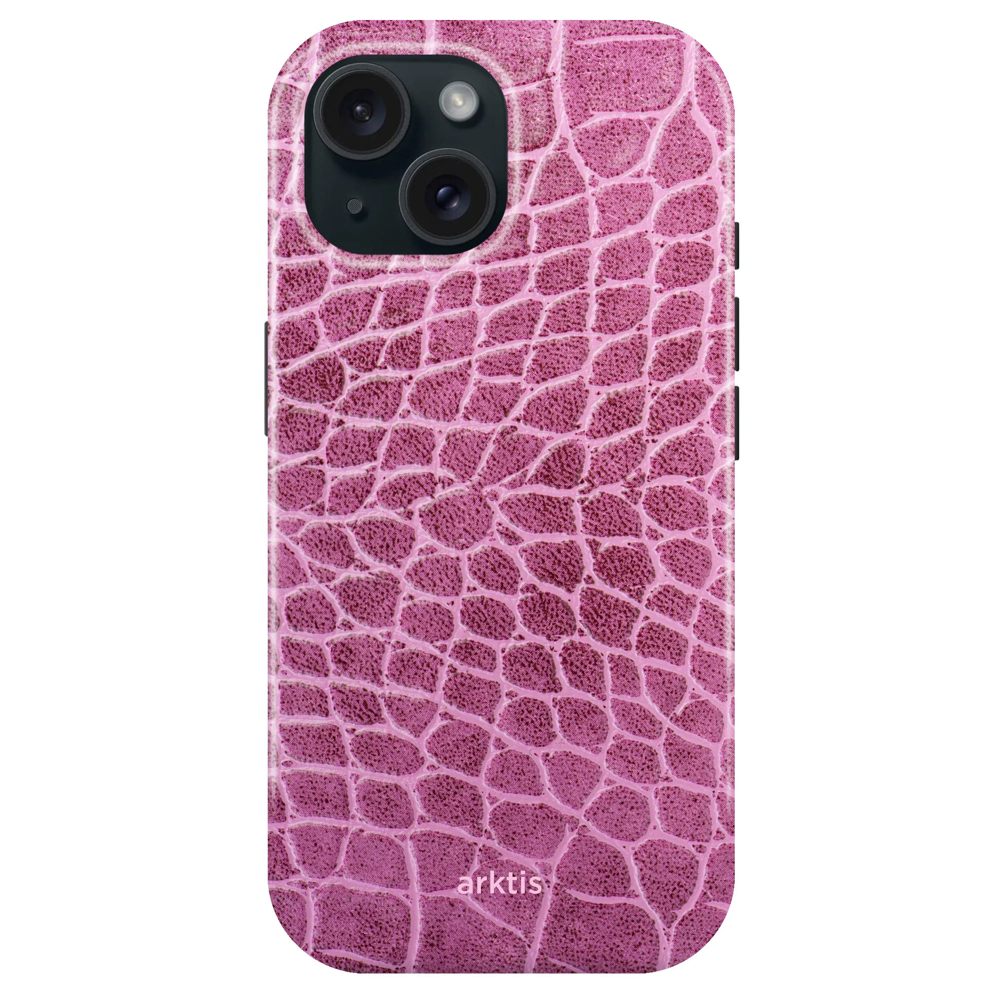 arktis iPhone 14 Hülle - Pink Lizard