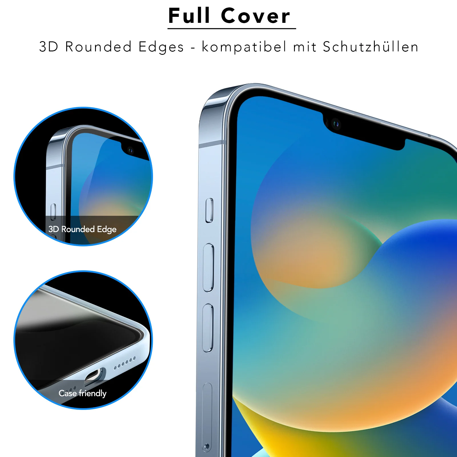 arktis 2er Set iPhone 14 Plus REVOLUTION Glas-Displayschutz - Image 4