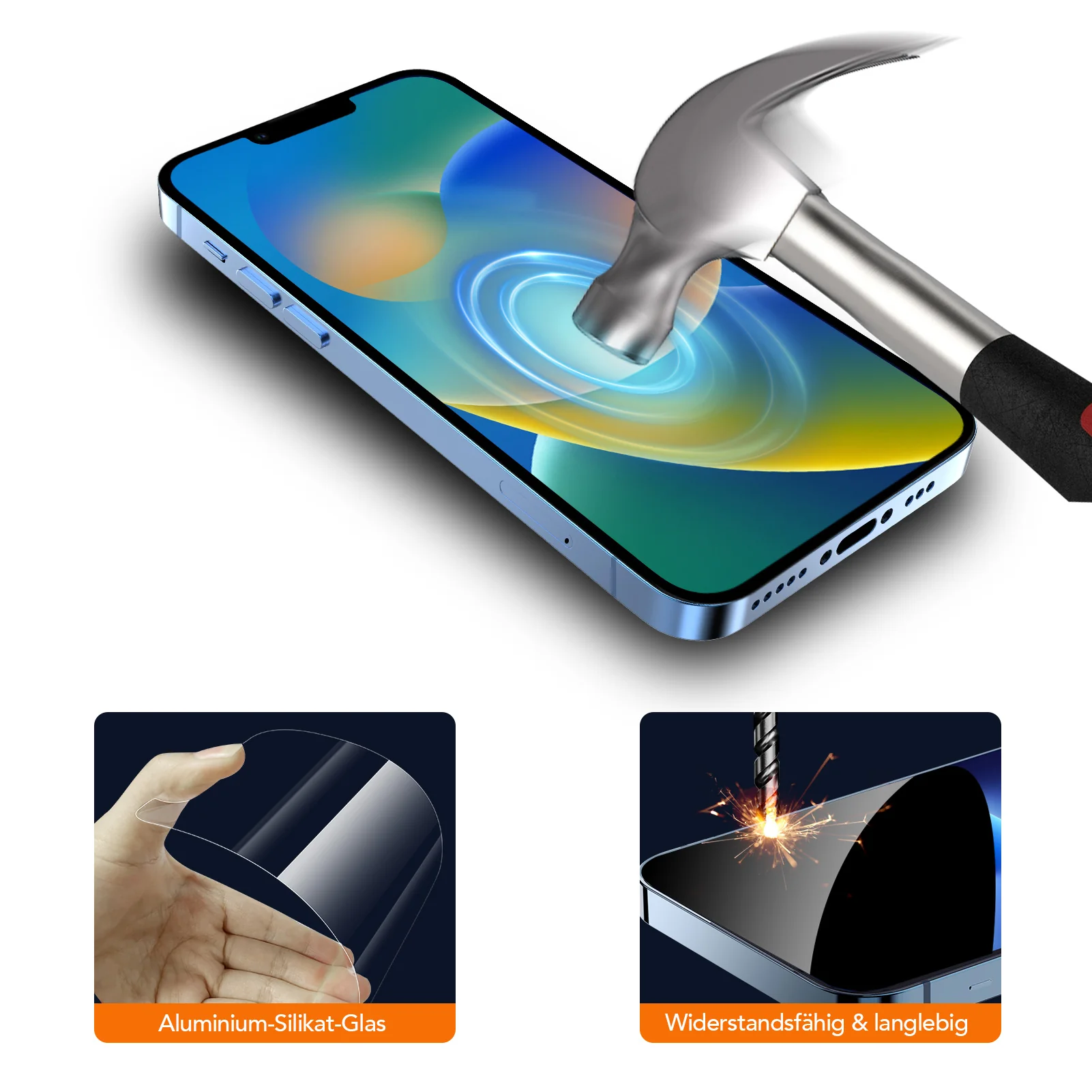 arktis 2er Set iPhone 14 Plus REVOLUTION Glas-Displayschutz - Image 5