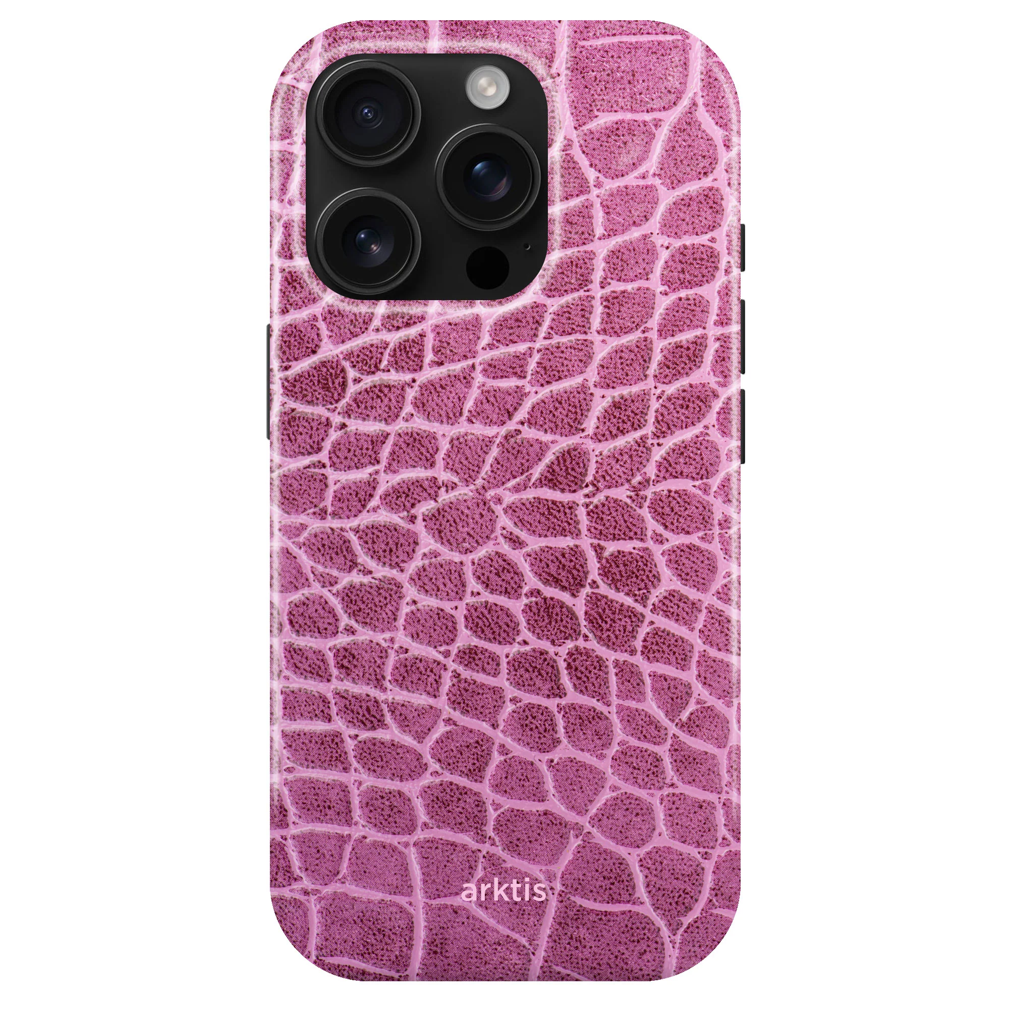 arktis iPhone 14 Pro Max Hülle - Pink Lizard