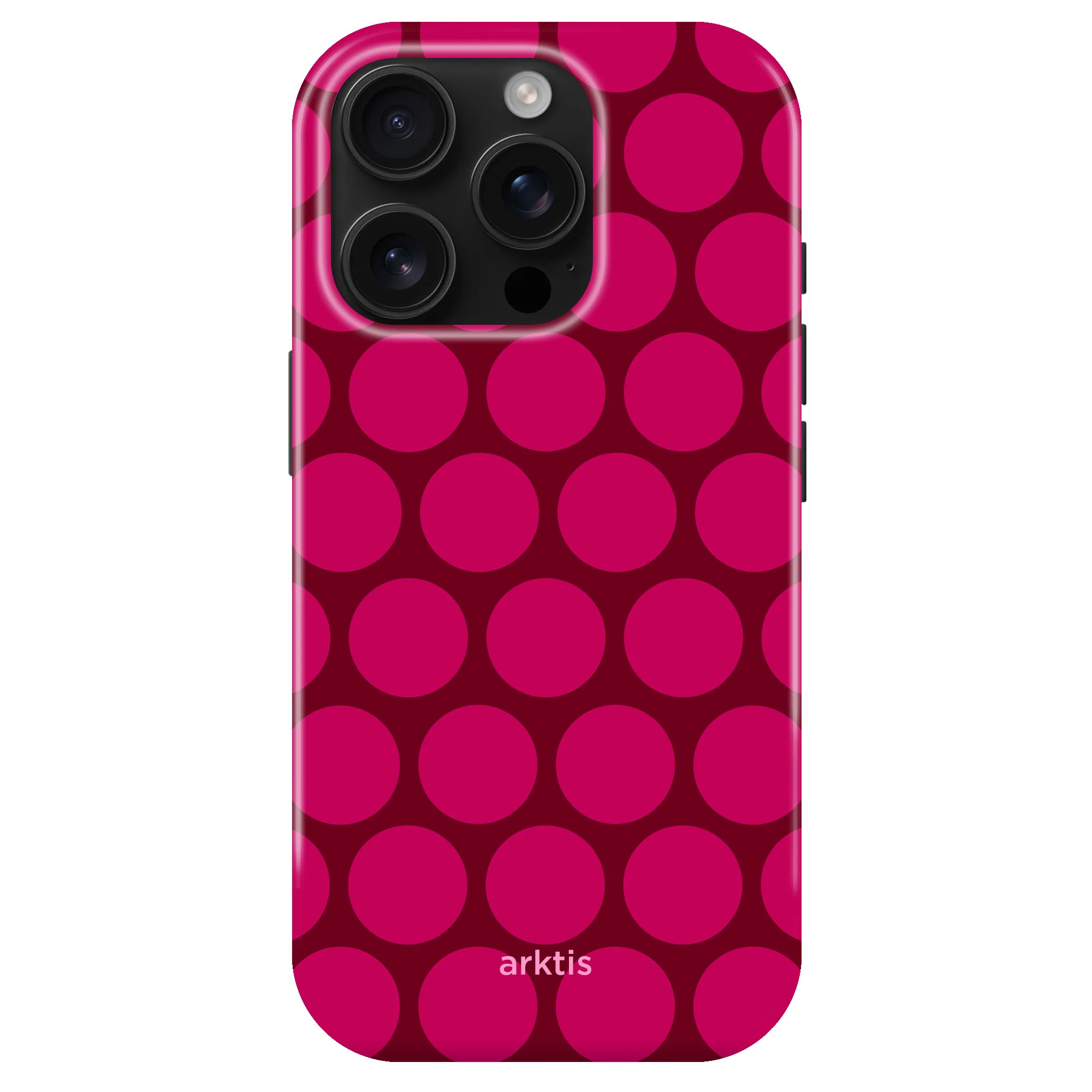 arktis iPhone 14 Pro Max Hülle - Polka Dots