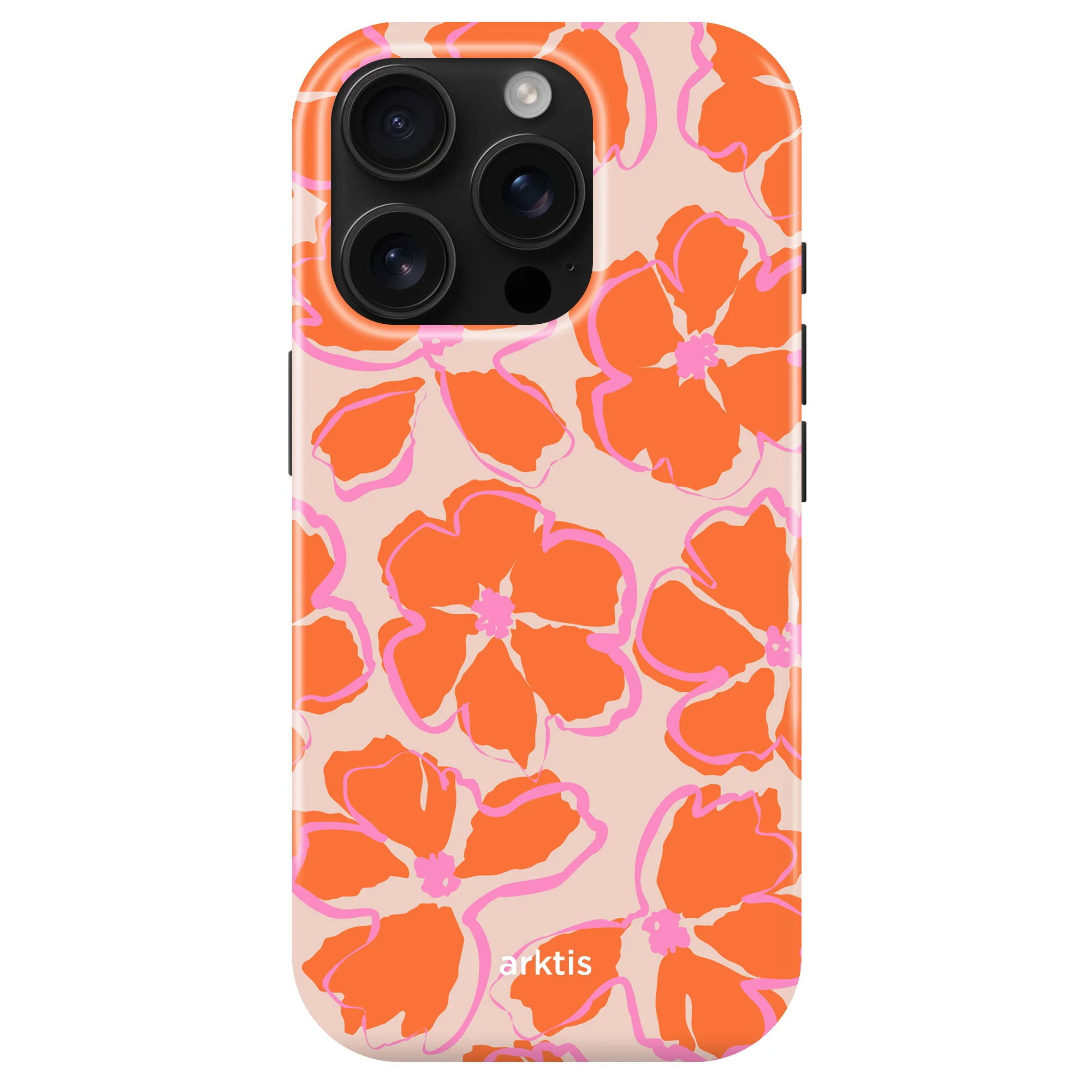 arktis iPhone 14 Pro Hülle - Orange Mallow