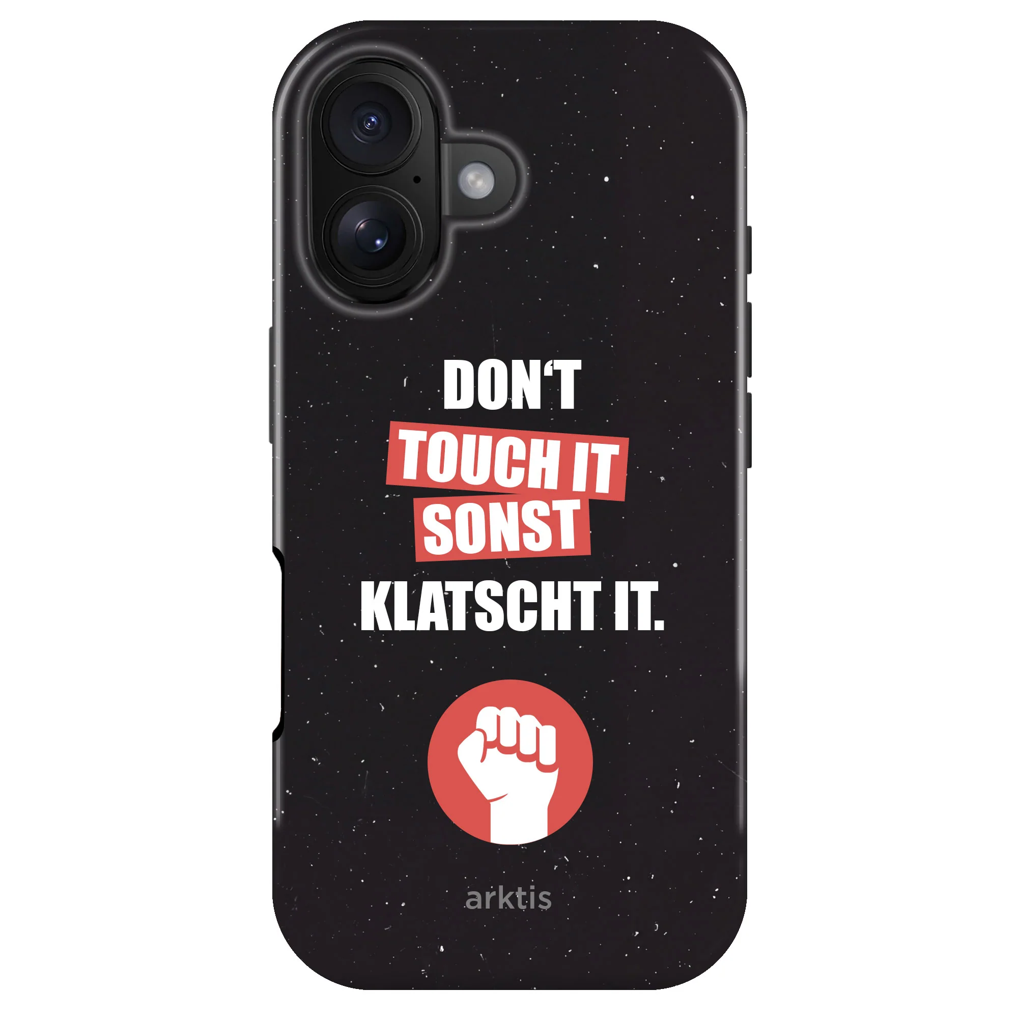 arktis iPhone 16 Hülle - Don't touch