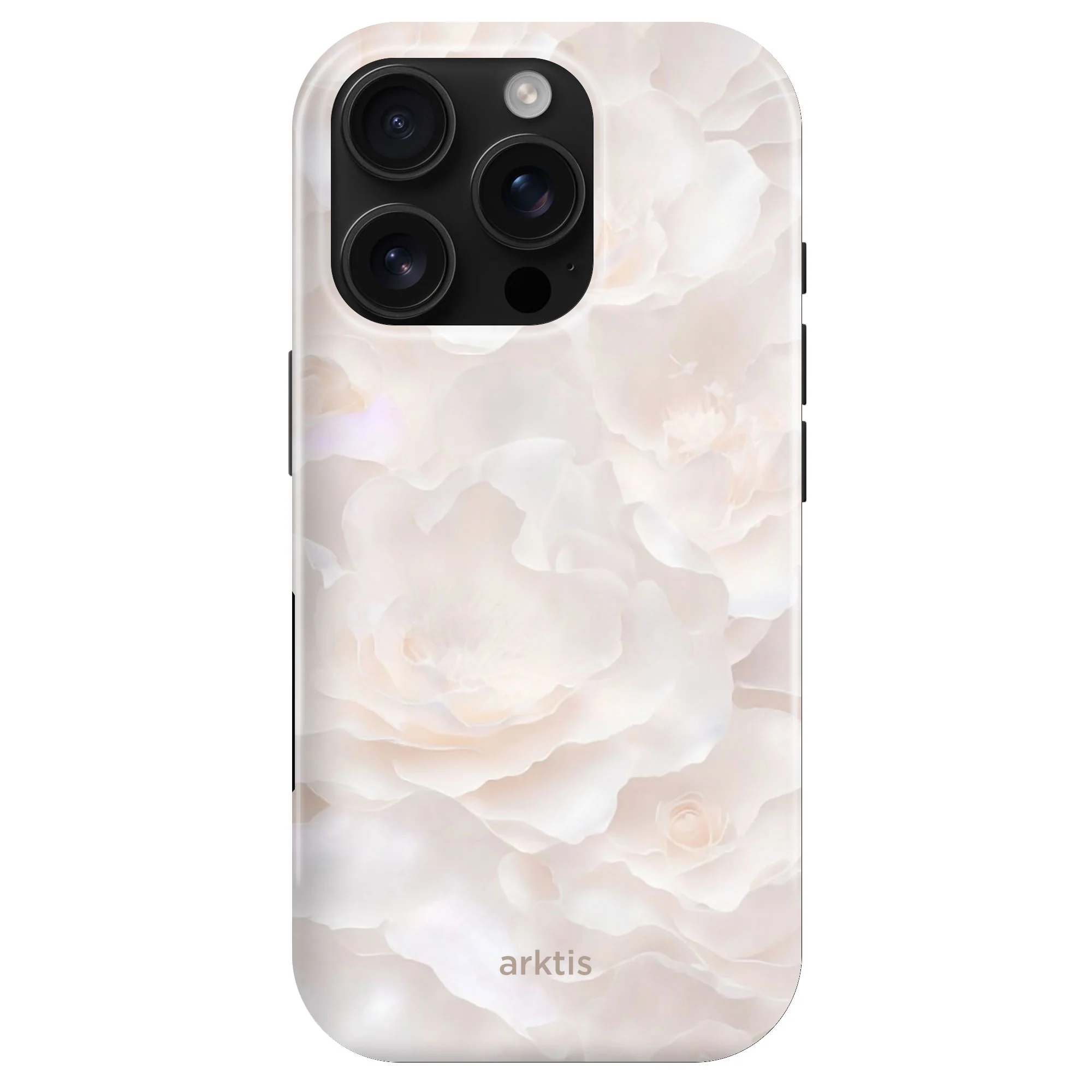 arktis iPhone 16 Pro Max Hülle - Marble Flower