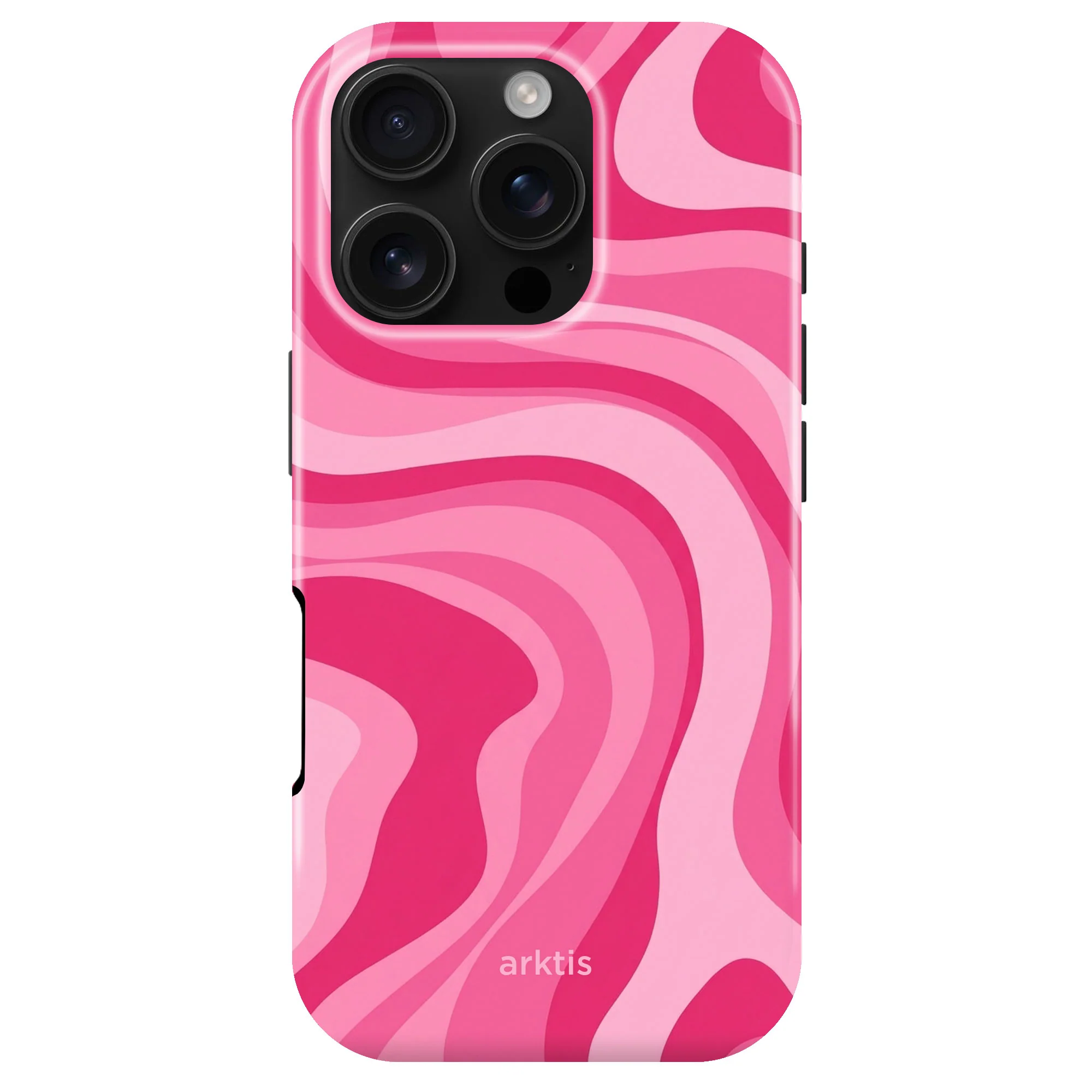 arktis iPhone 16 Pro Hülle - Aura Pink