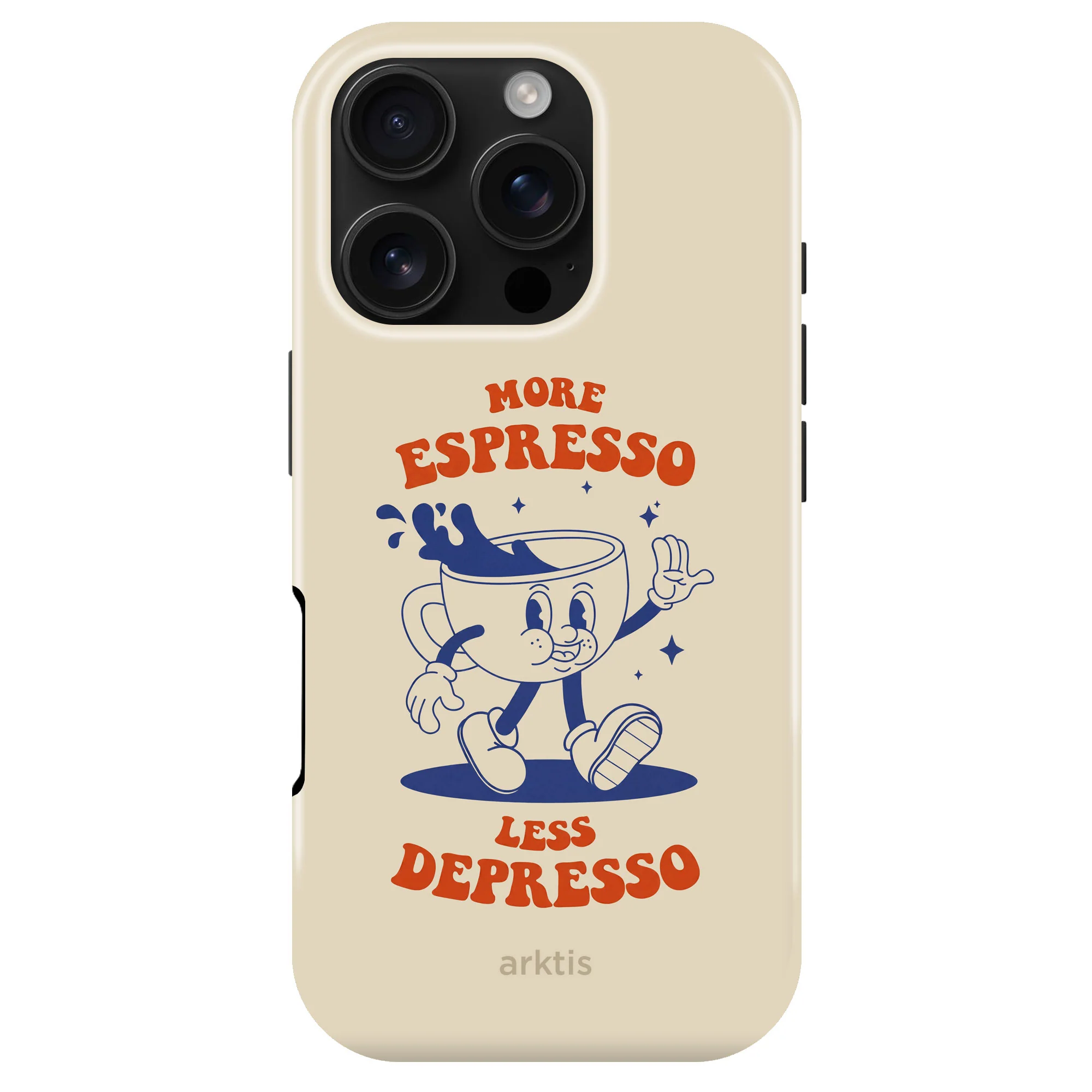 arktis iPhone 16 Pro Hülle - Espresso
