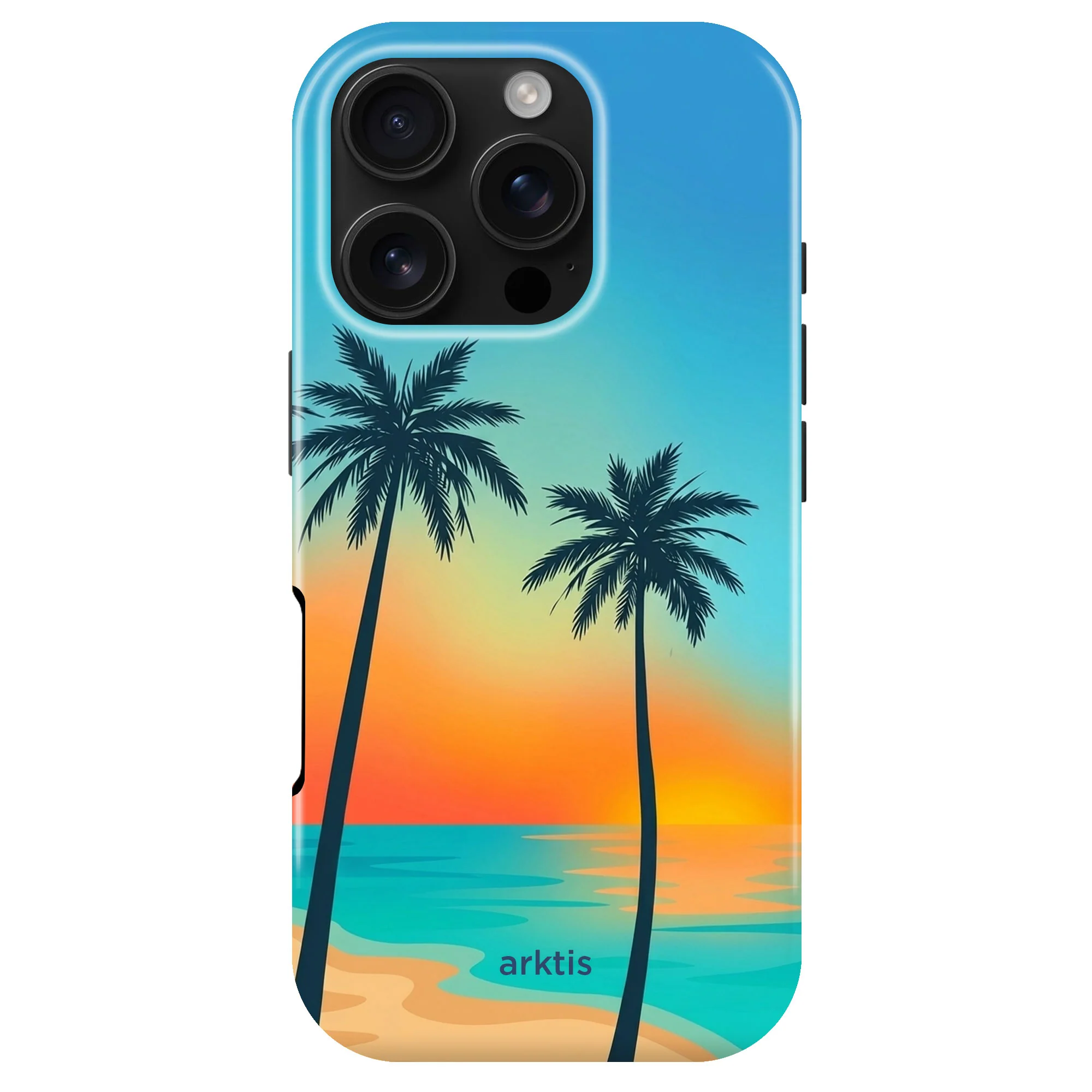 arktis iPhone 16 Pro Hülle - Sunset Beach