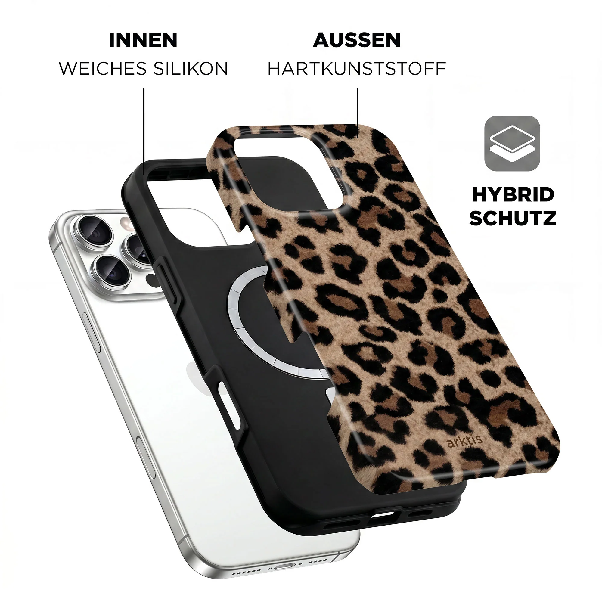 arktis iPhone 16 Pro Max Hülle - Sweet Leopard - Image 2