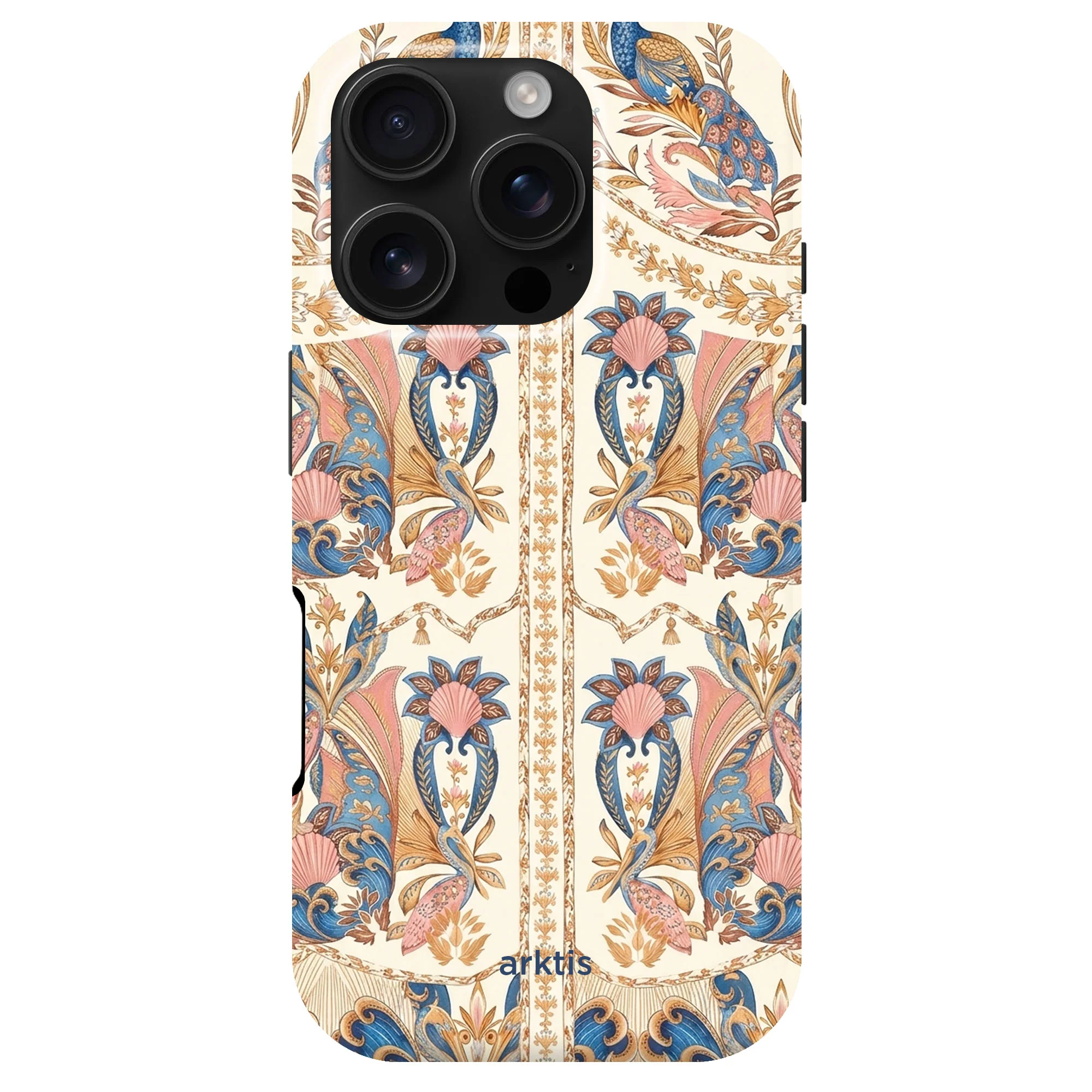 arktis iPhone 16 Pro Max Hülle - Peacock Palace