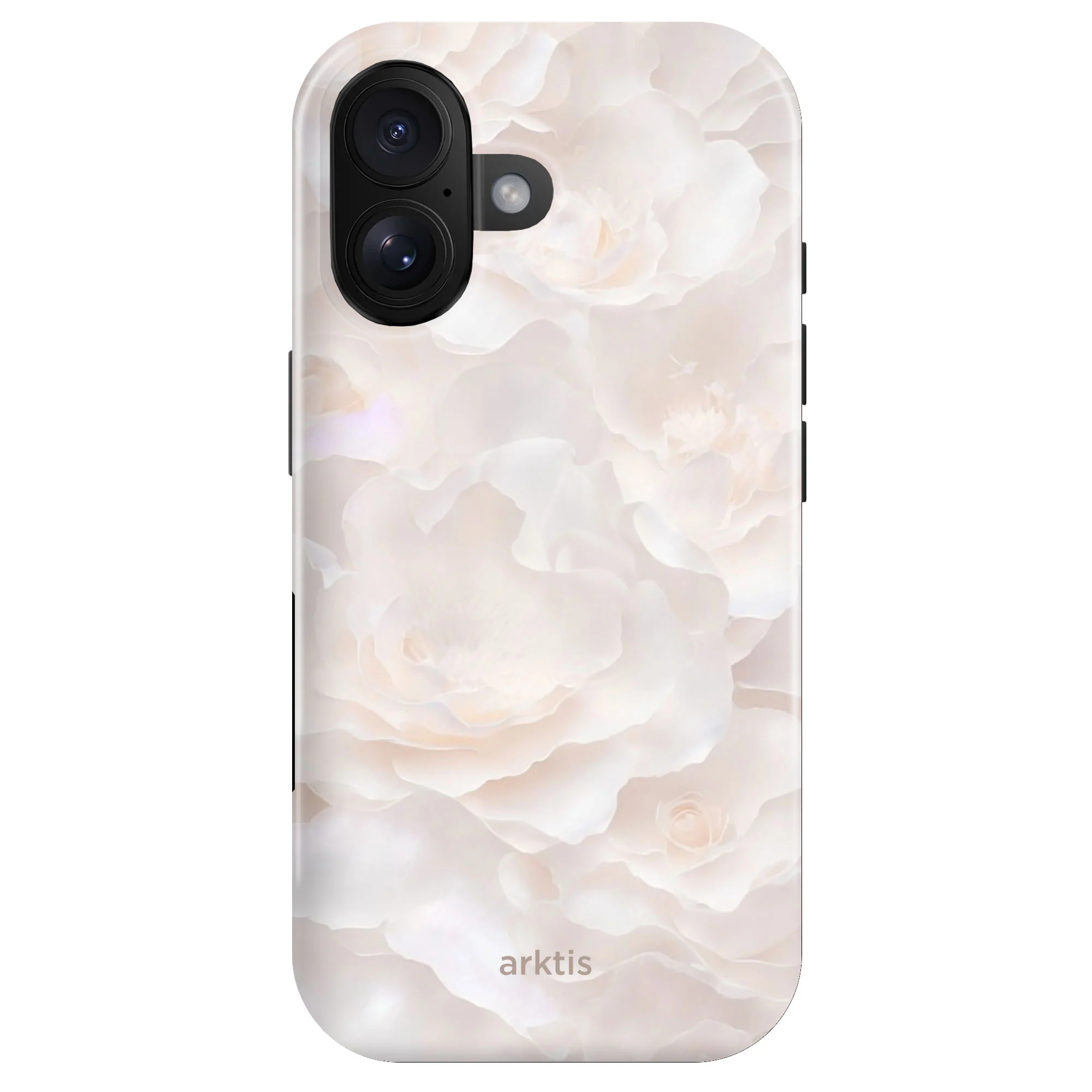 arktis iPhone 16 Hülle - Marble Flower