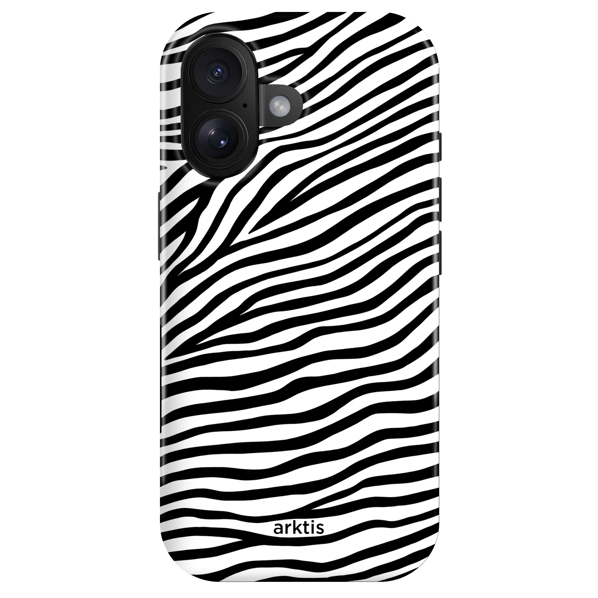 arktis iPhone 16 Hülle - Zebra