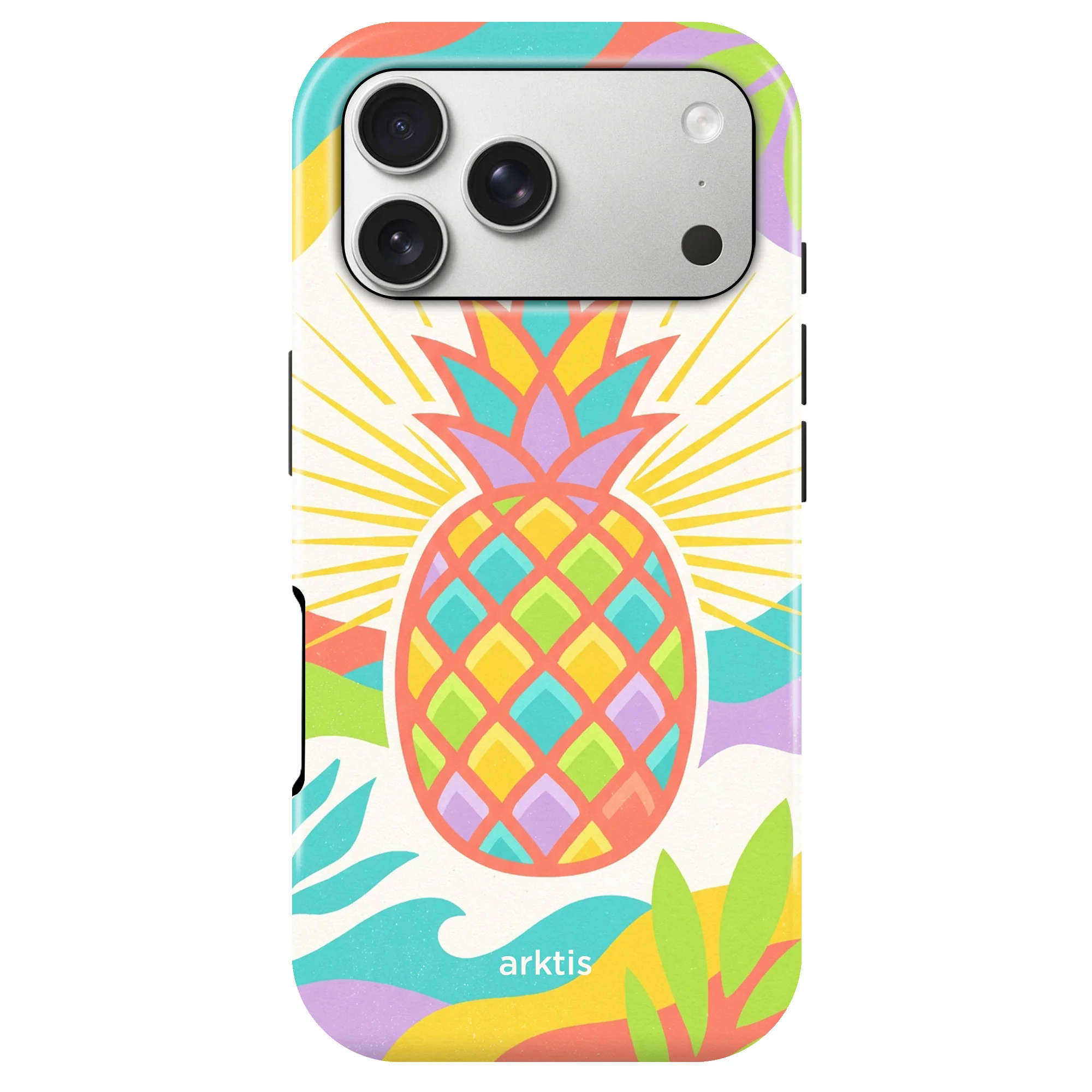 arktis iPhone 17 Pro Max Hülle - Tropic Pineapple