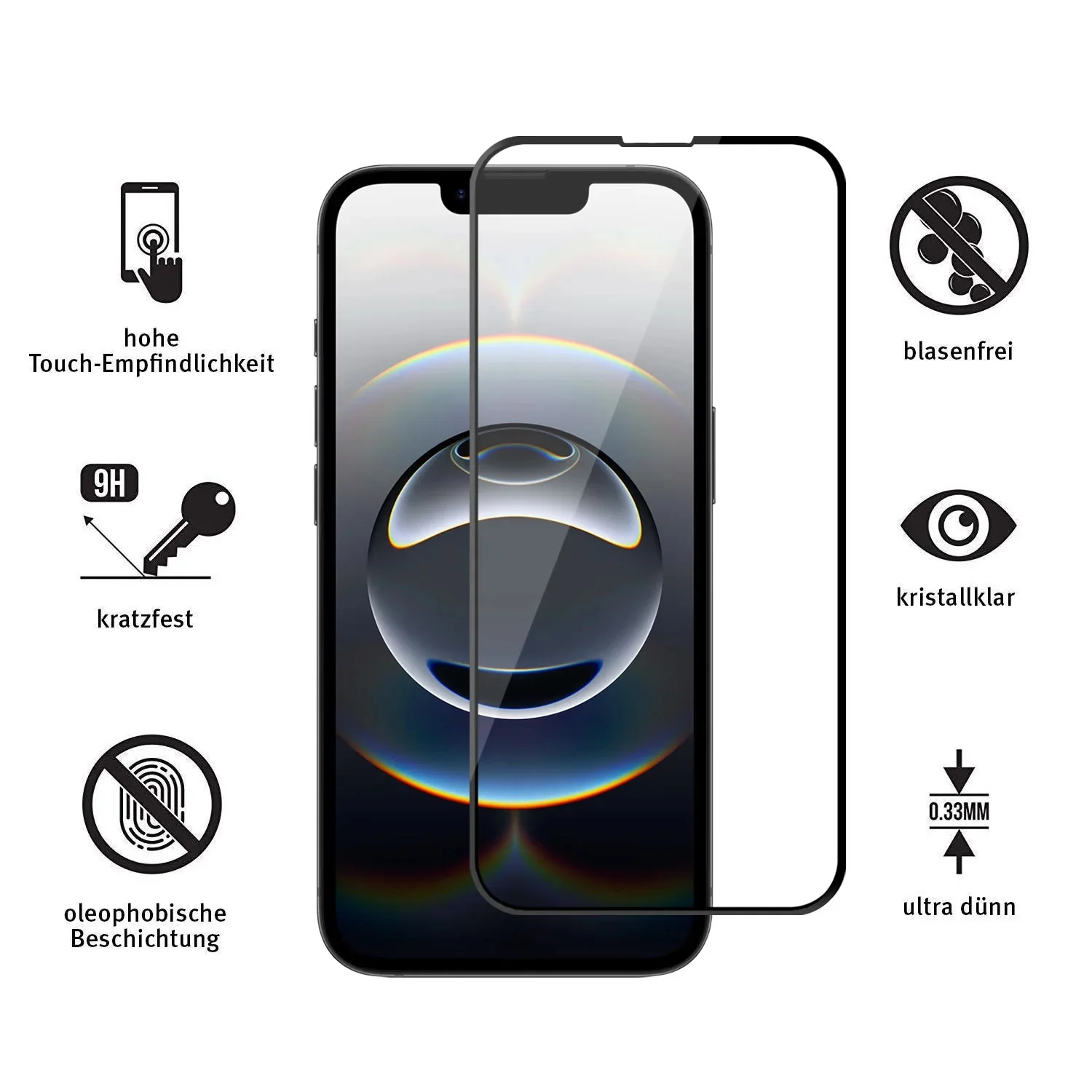 arktis iPhone 16e Displayschutz GLAS - hüllenfreundlich - Image 15