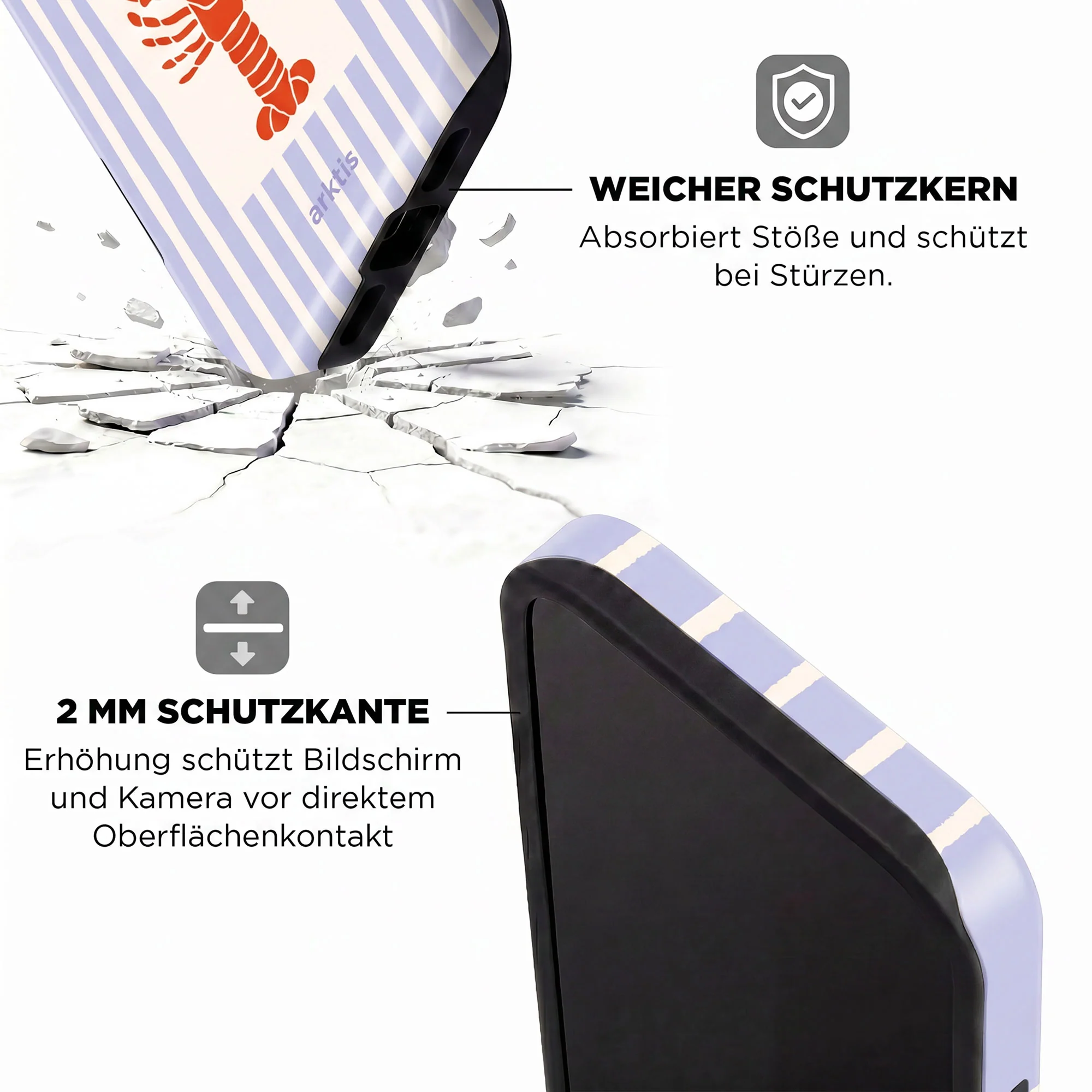arktis iPhone 16 Pro Hülle - Lobster - Image 4