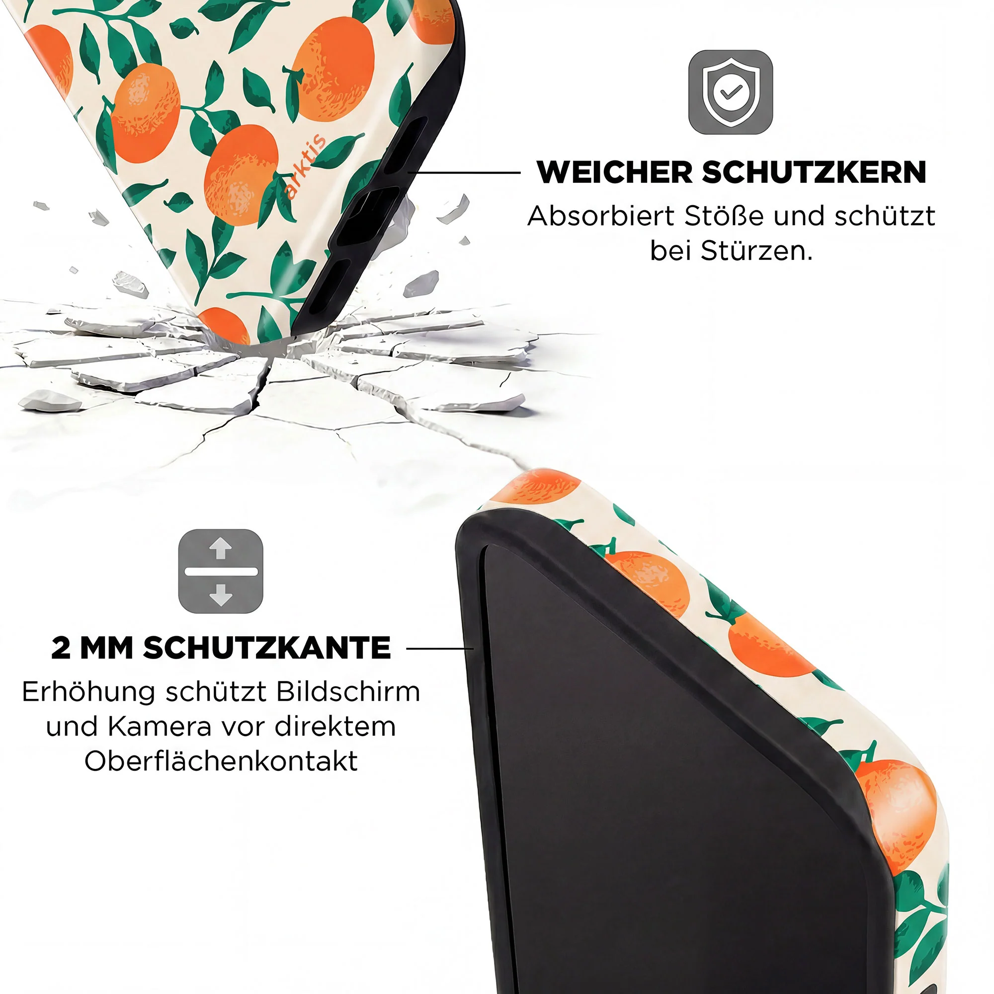 arktis iPhone 14 Pro Hülle - Orange Tree - Image 4