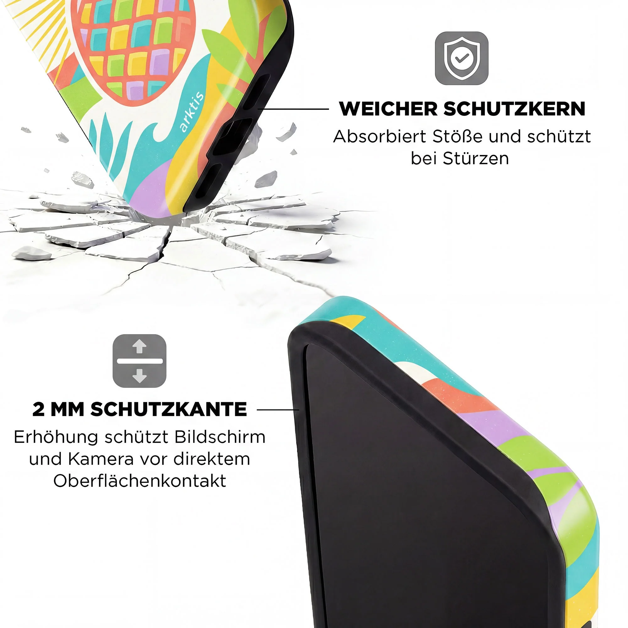 arktis iPhone 14 Hülle - Tropic Pineapple - Image 4