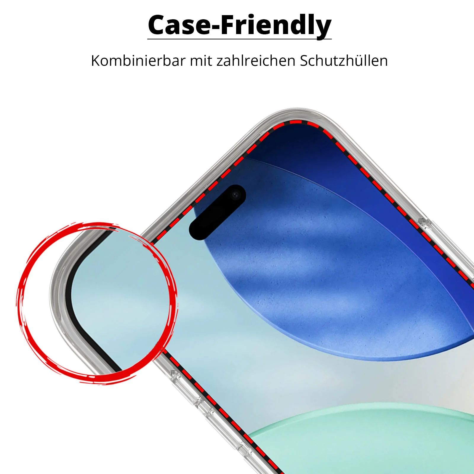 arktis iPhone 17 MATT Displayschutzfolie - Staubfrei ohne Blasen - Image 5