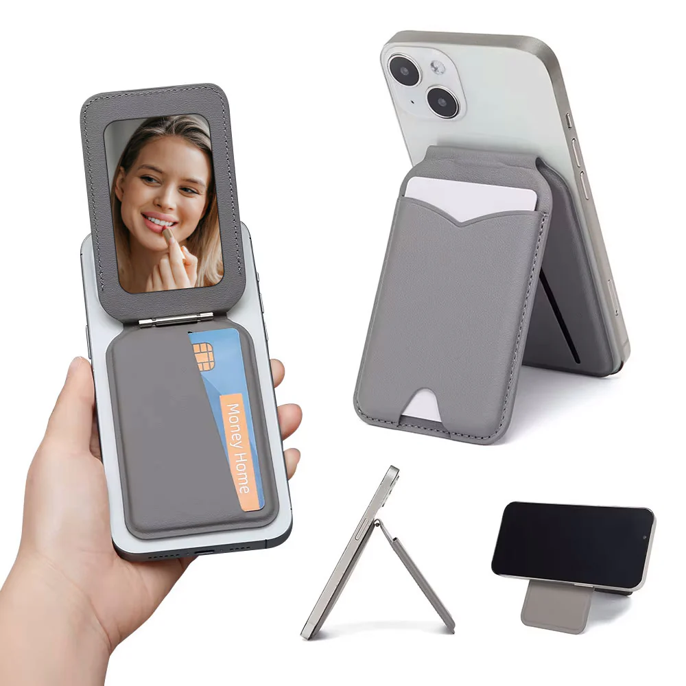 arktis iPhone MagSafe Wallet Kartenhalter mit Spiegel - Image 3