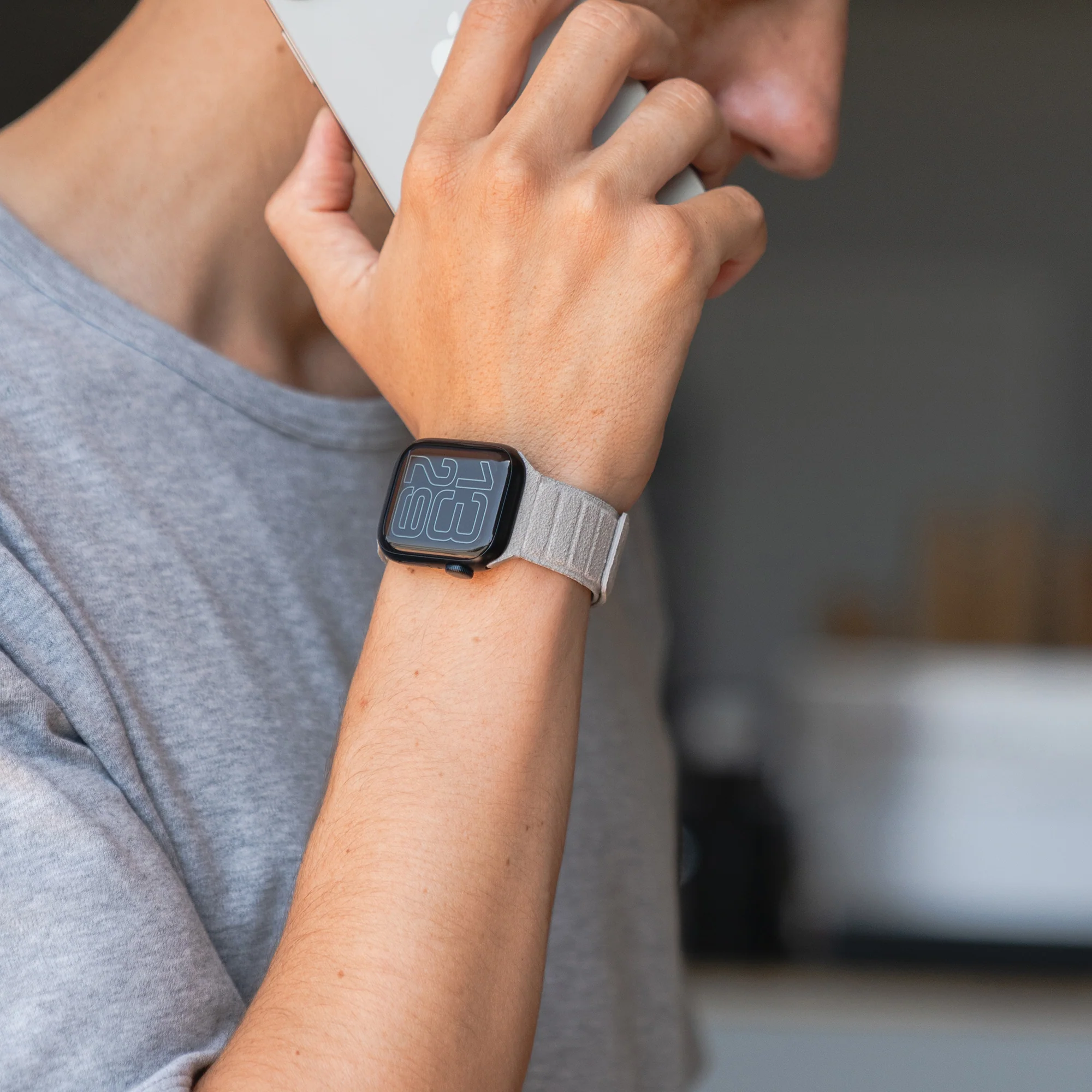 arktisband Apple Watch magnetisches Armband aus Alcantara - Image 19