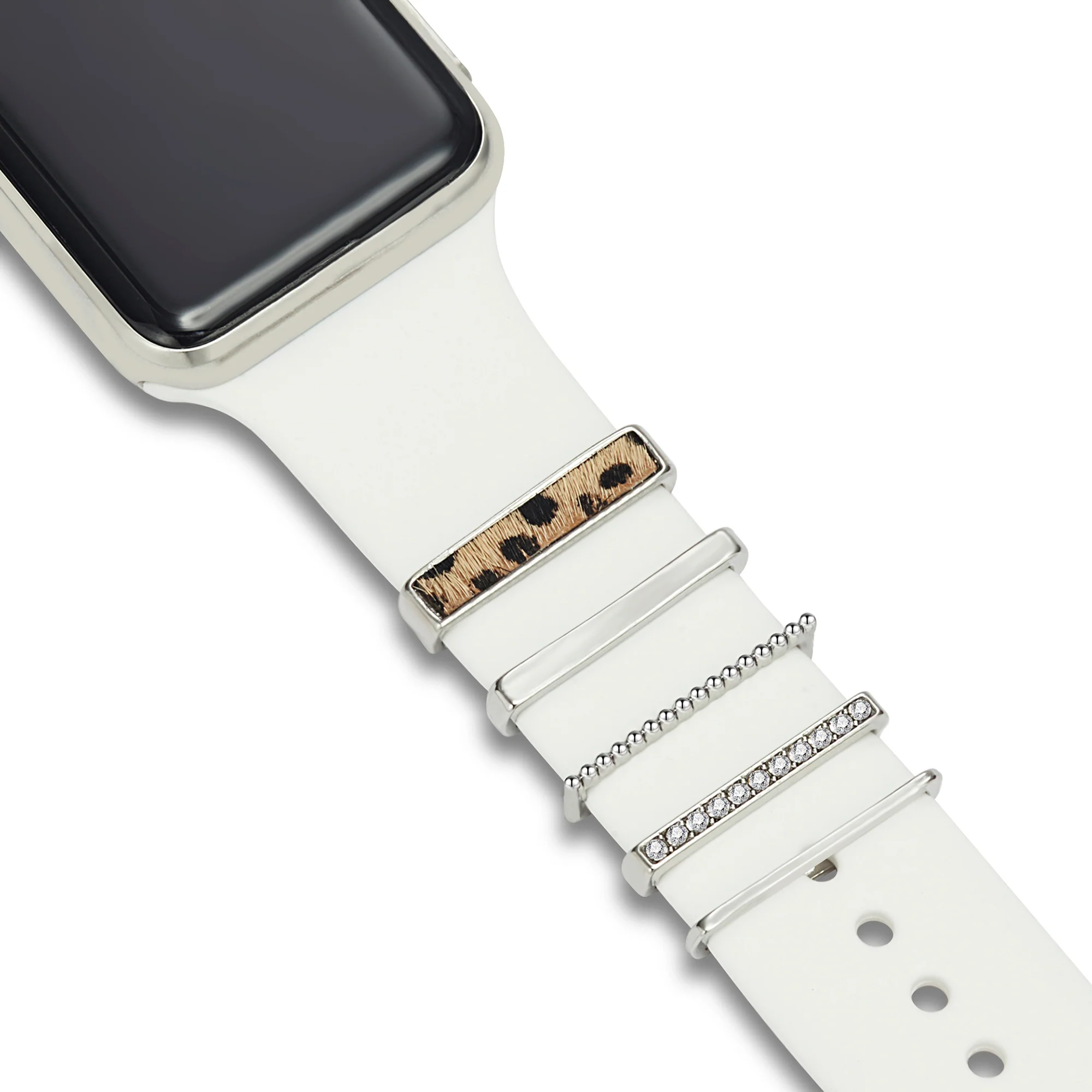 arktisband Apple Watch Charms "Leopard Style" - Silber - Image 2