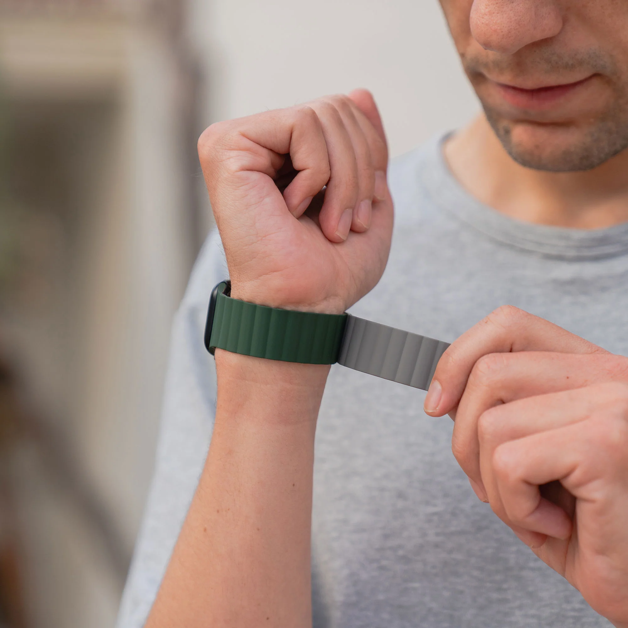 arktisband Apple Watch magnetisches Silikonarmband "Ligo" - Image 49