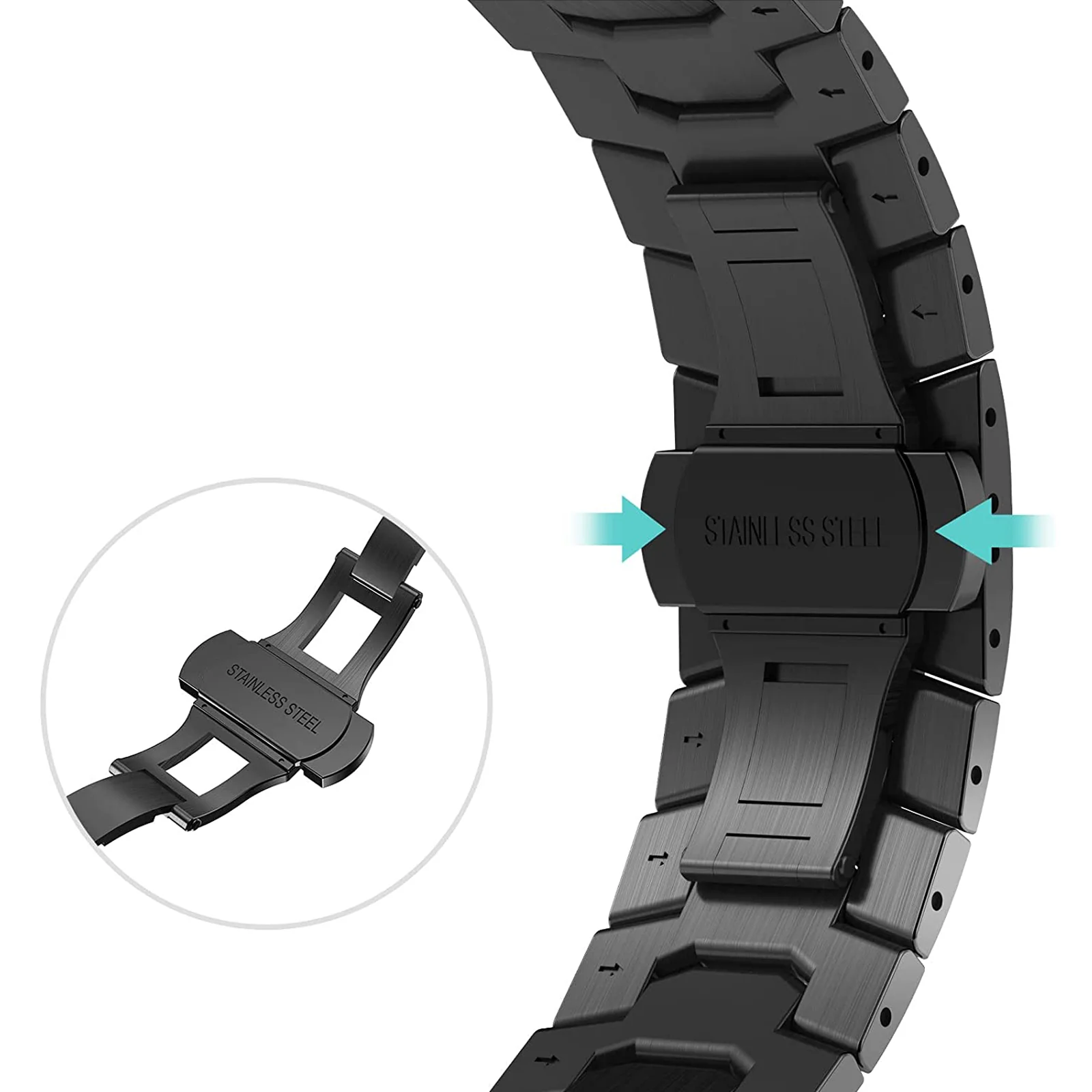 arktisband Apple Watch Ultra Edelstahl Armband "Pathfinder" - Image 11