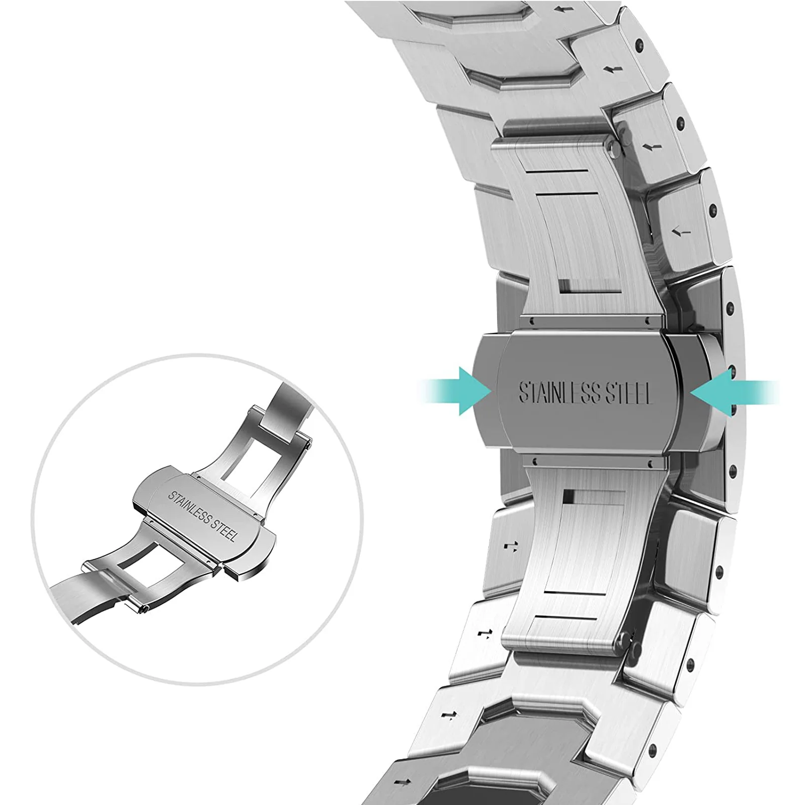 arktisband Apple Watch Ultra Edelstahl Armband "Pathfinder" - Image 19
