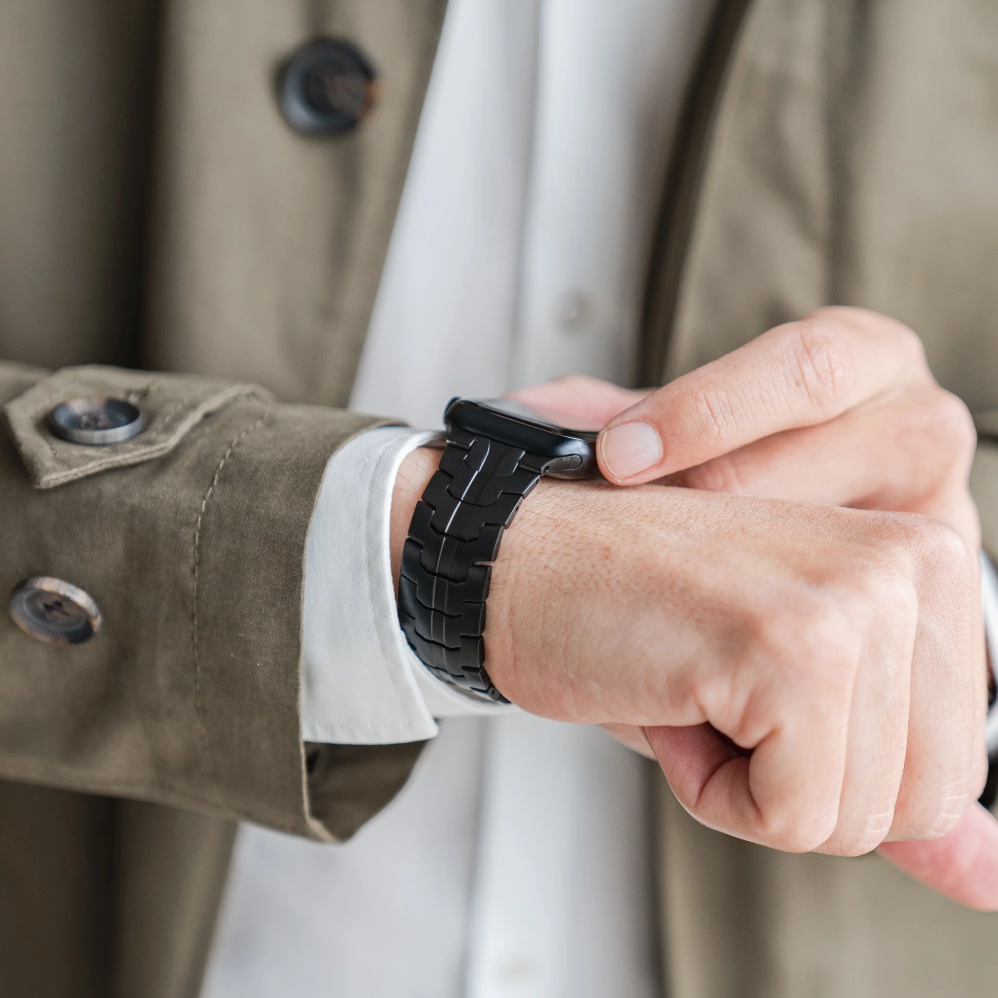 arktisband Apple Watch Edelstahl Armband "Momento" - Image 9