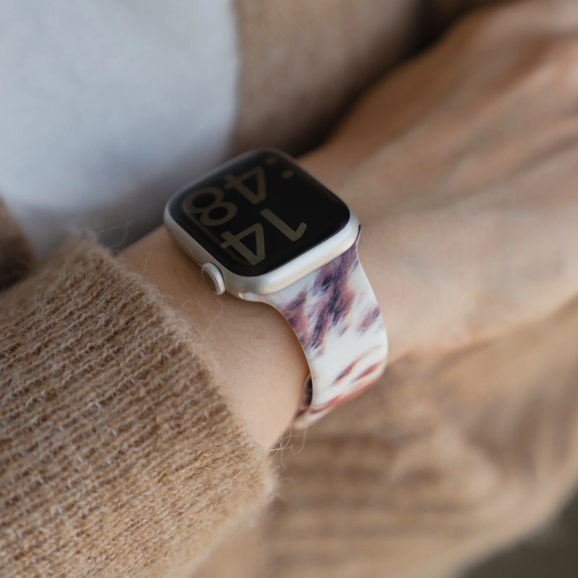 arktisband Kuhfell Braun Apple Watch Armband - Image 6