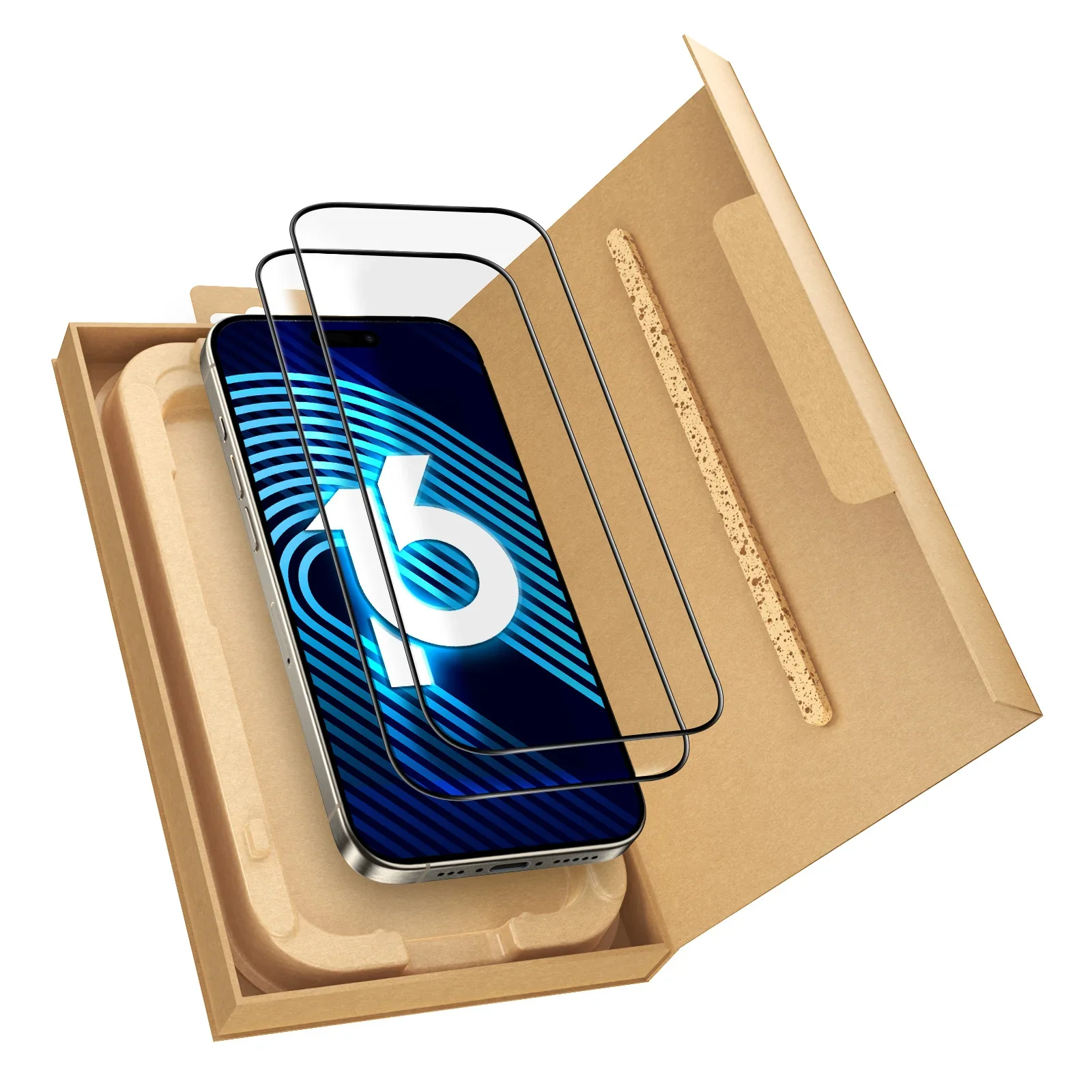 arktis 2er Set iPhone REVOLUTION Glas-Displayschutz