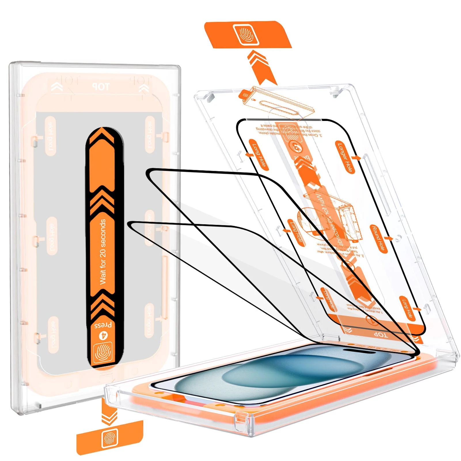 arktis 2er Set iPhone REVOLUTION Glas-Displayschutz - Image 4