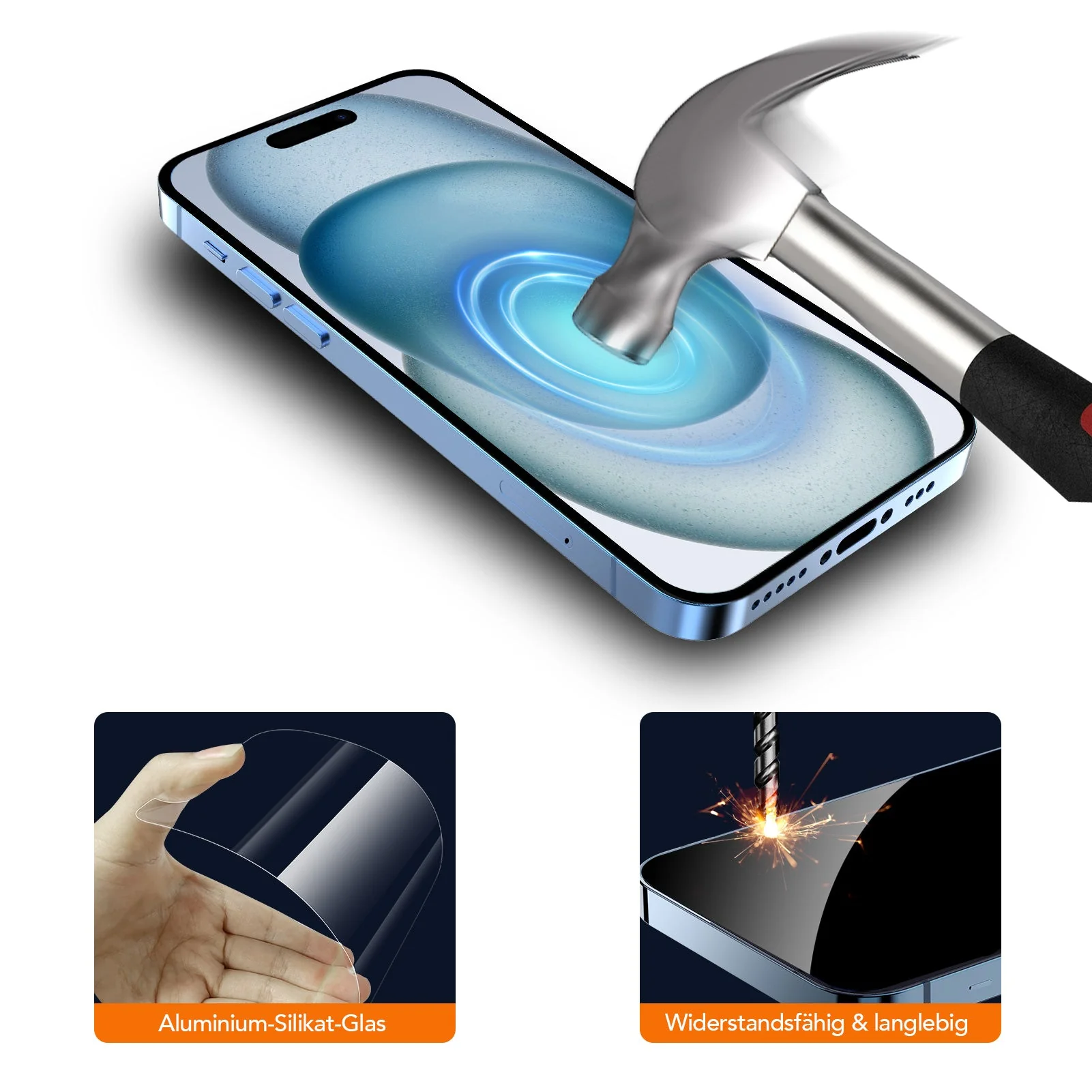 arktis 2er Set iPhone REVOLUTION Glas-Displayschutz - Image 9