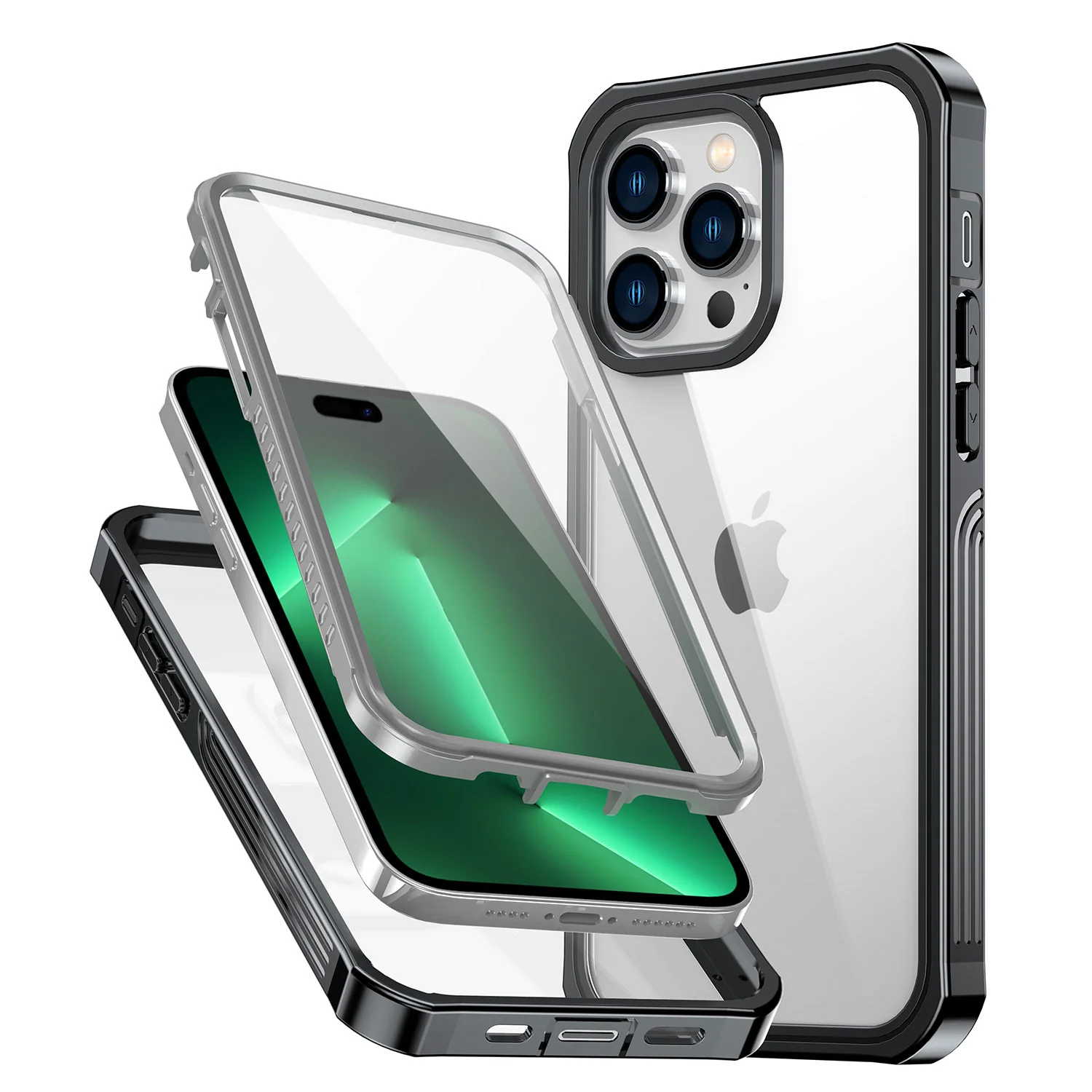 ArktisPRO iPhone 14 Pro 360ULTIMATE Case - Schwarz