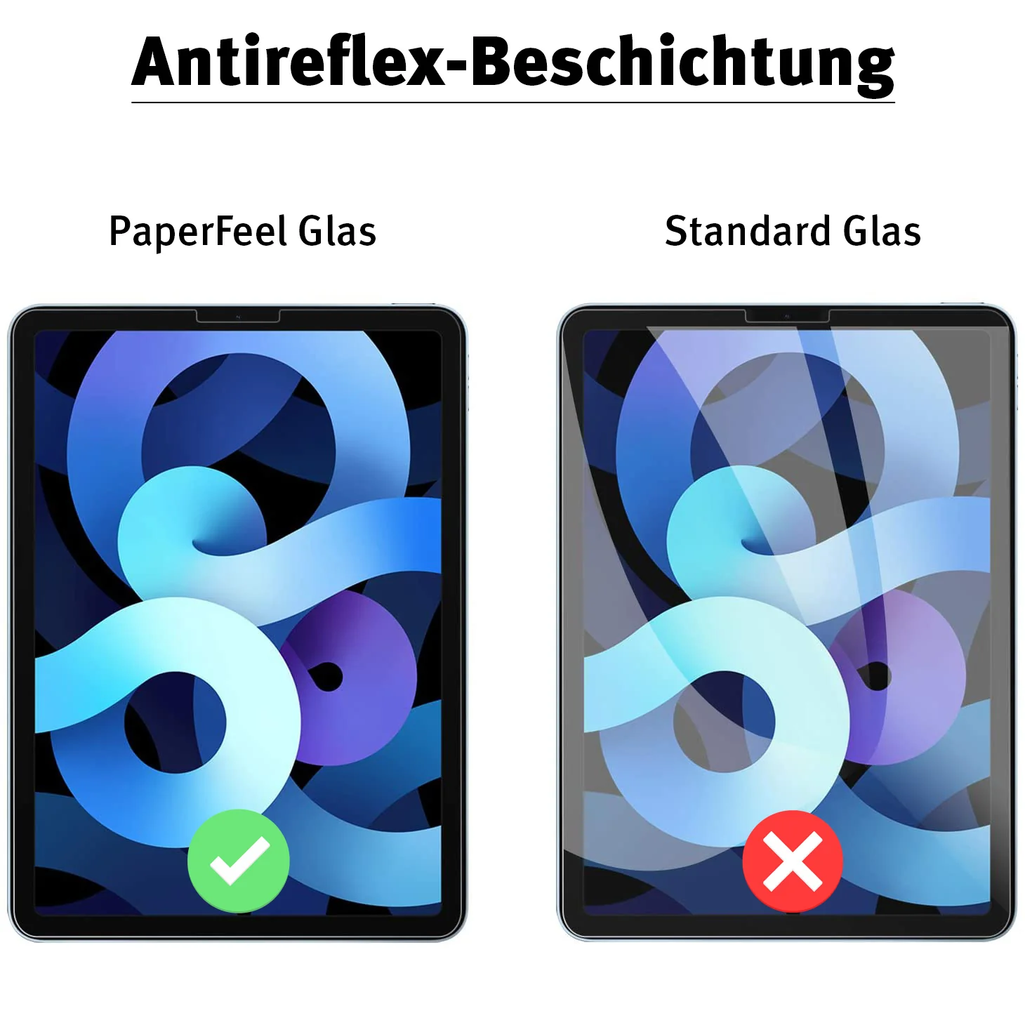 arktis PaperFeel iPad Air 10,9" (2022/2020) PREMIUM Schutzglas - Image 3