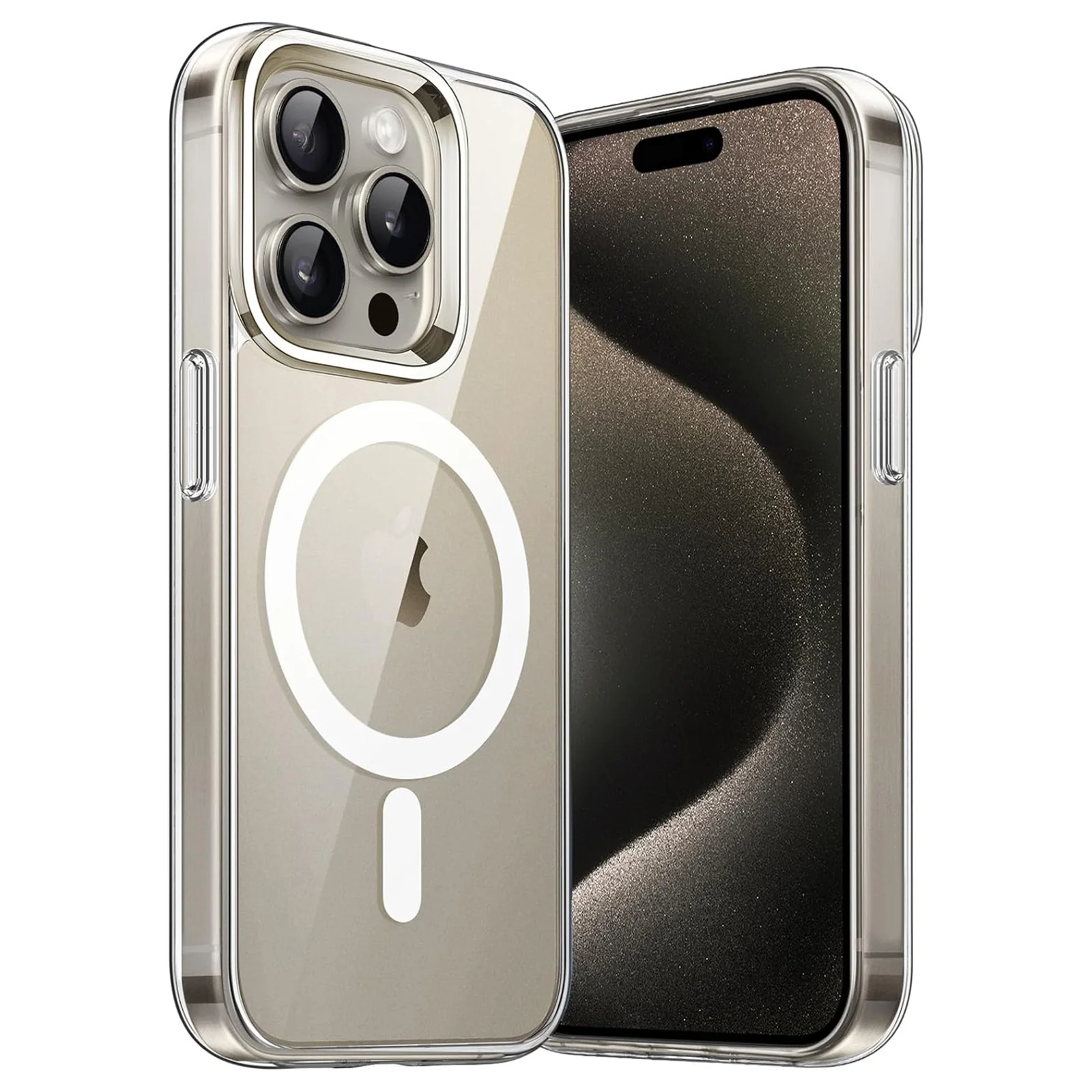 iCEO iPhone 15 Pro Max Crystal Case mit MagSafe - Transparent