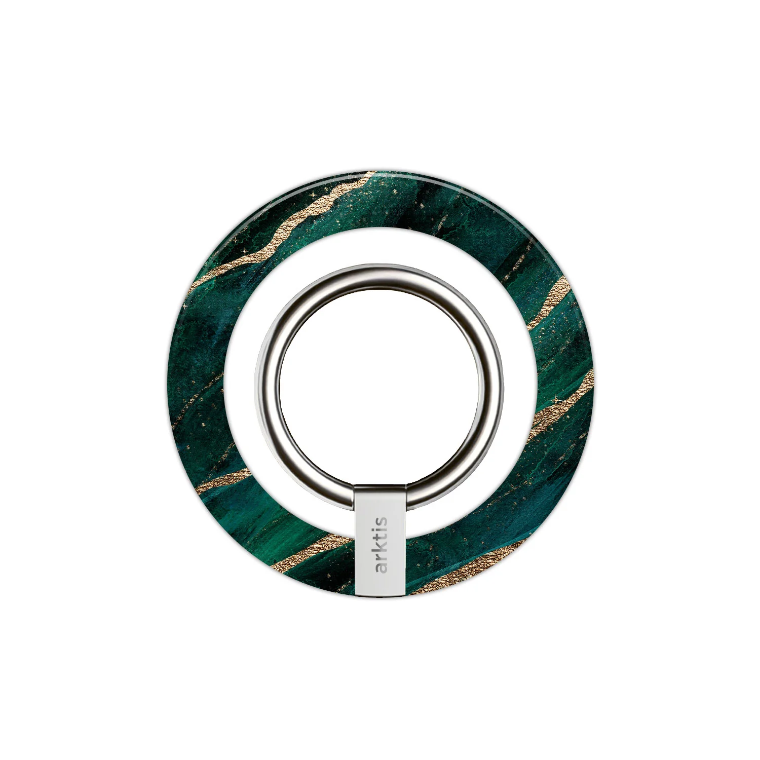 Magnetischer Ringhalter für MagSafe - Green Marble - Image 5