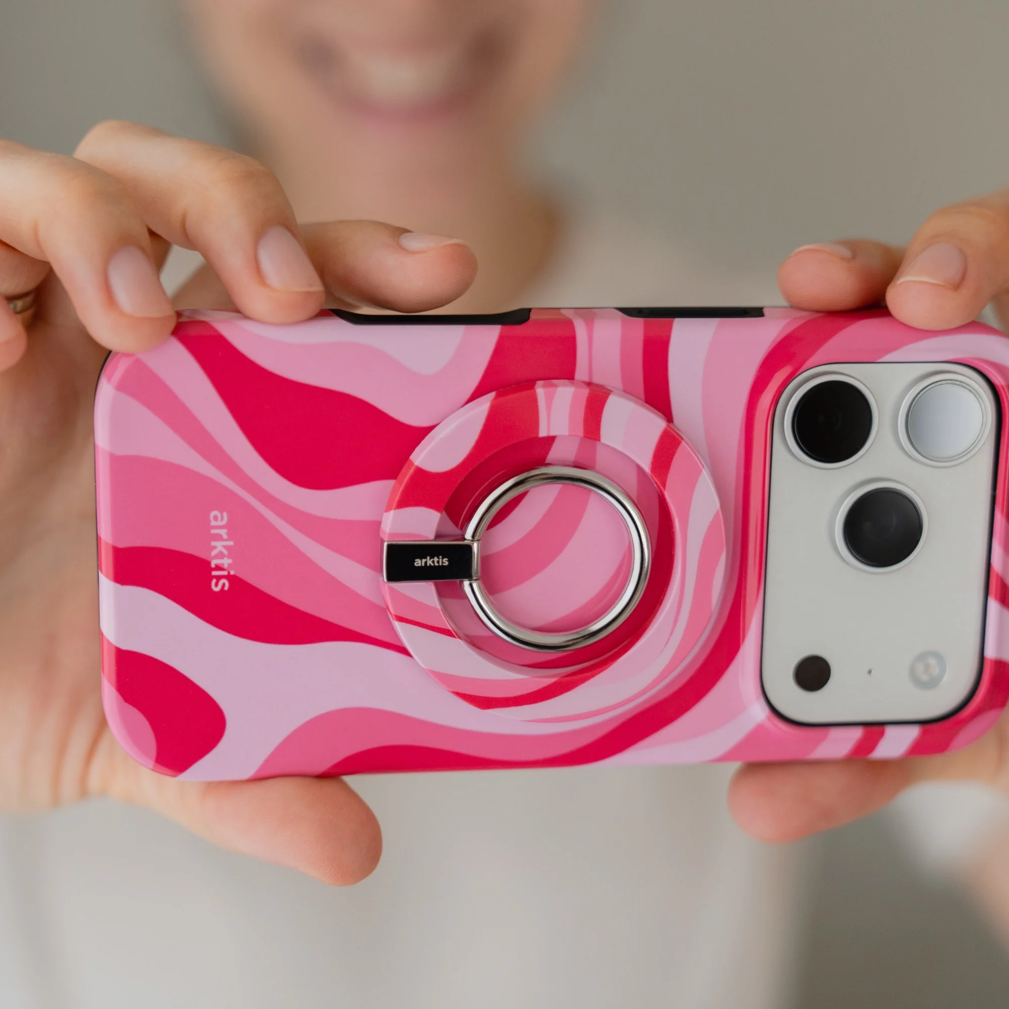 Magnetischer Ringhalter für MagSafe - Aura Pink - Image 2